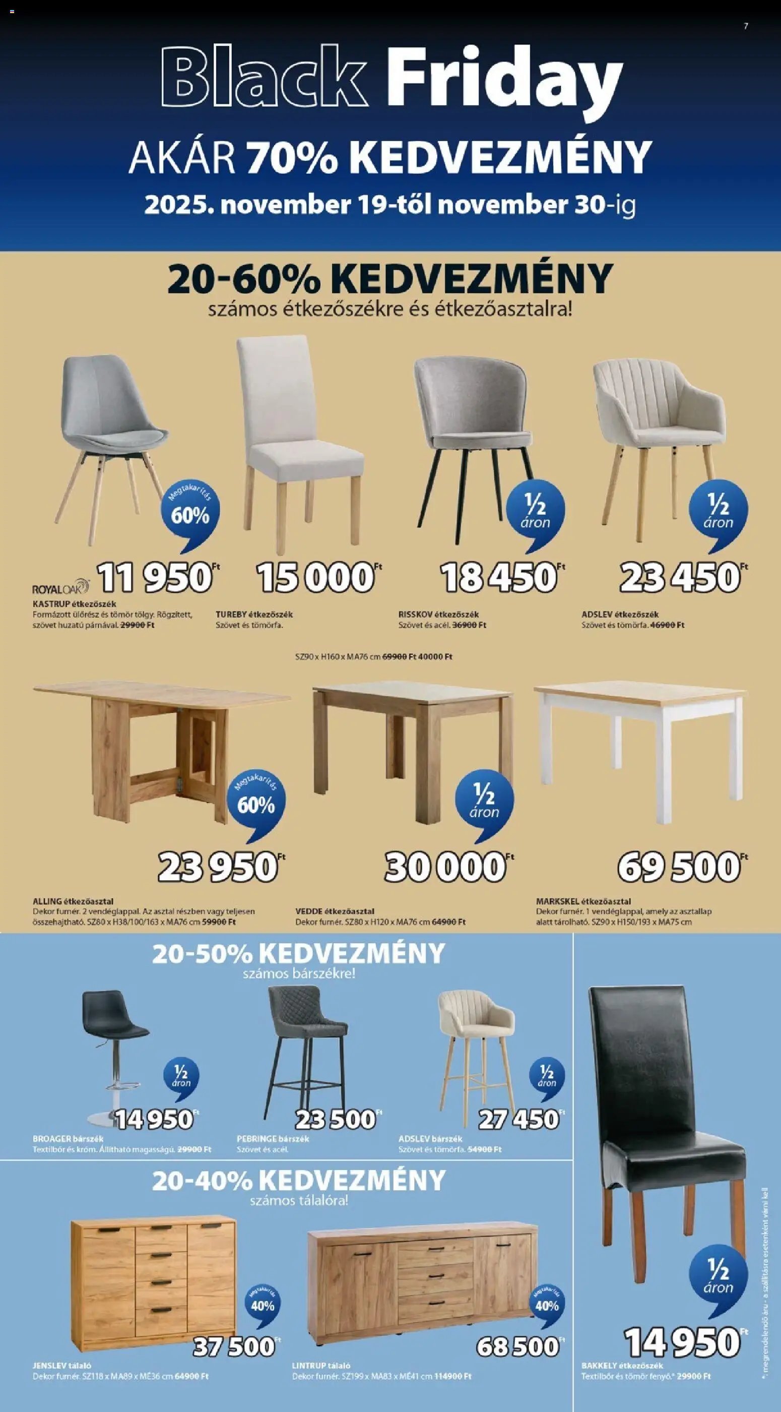 JYSK újság 2025.11.19. Black Friday (2025-11-19 - 2025-11-30)