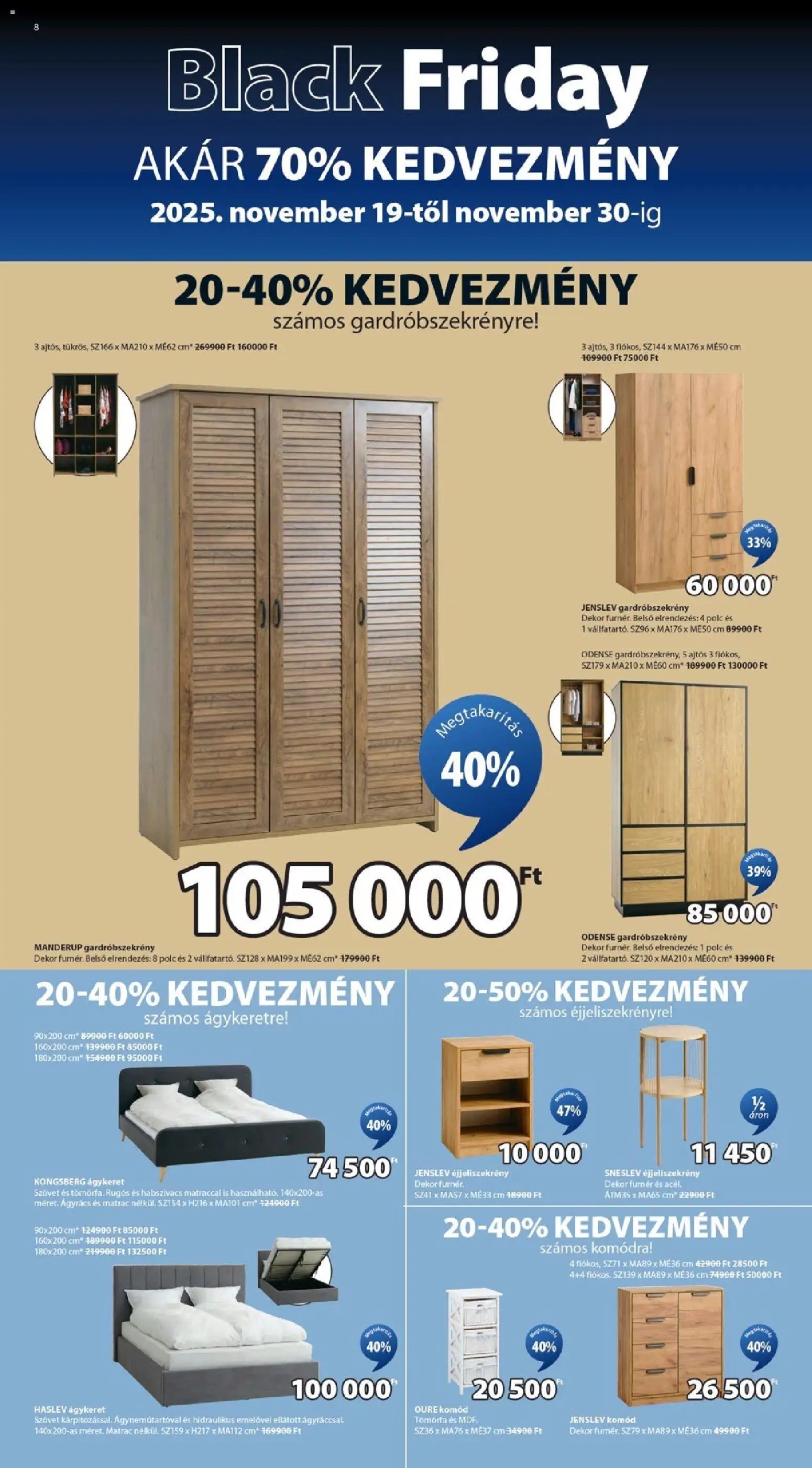 JYSK újság 2025.11.19. Black Friday (2025-11-19 - 2025-11-30)