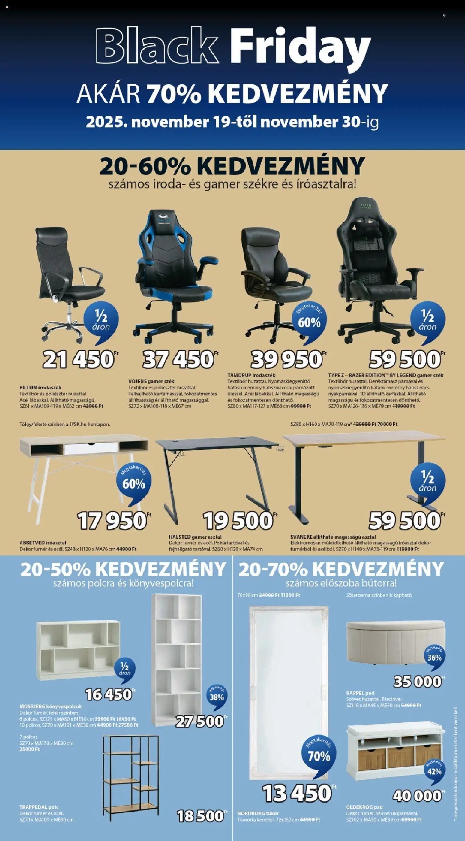 JYSK újság 2025.11.19. Black Friday (2025-11-19 - 2025-11-30)