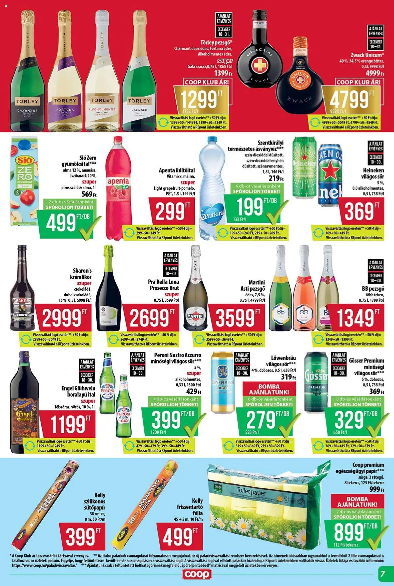 COOP újság 2025.12.18. Tisza - Abc & Szuper (2025-12-18 - 2025-12-23)