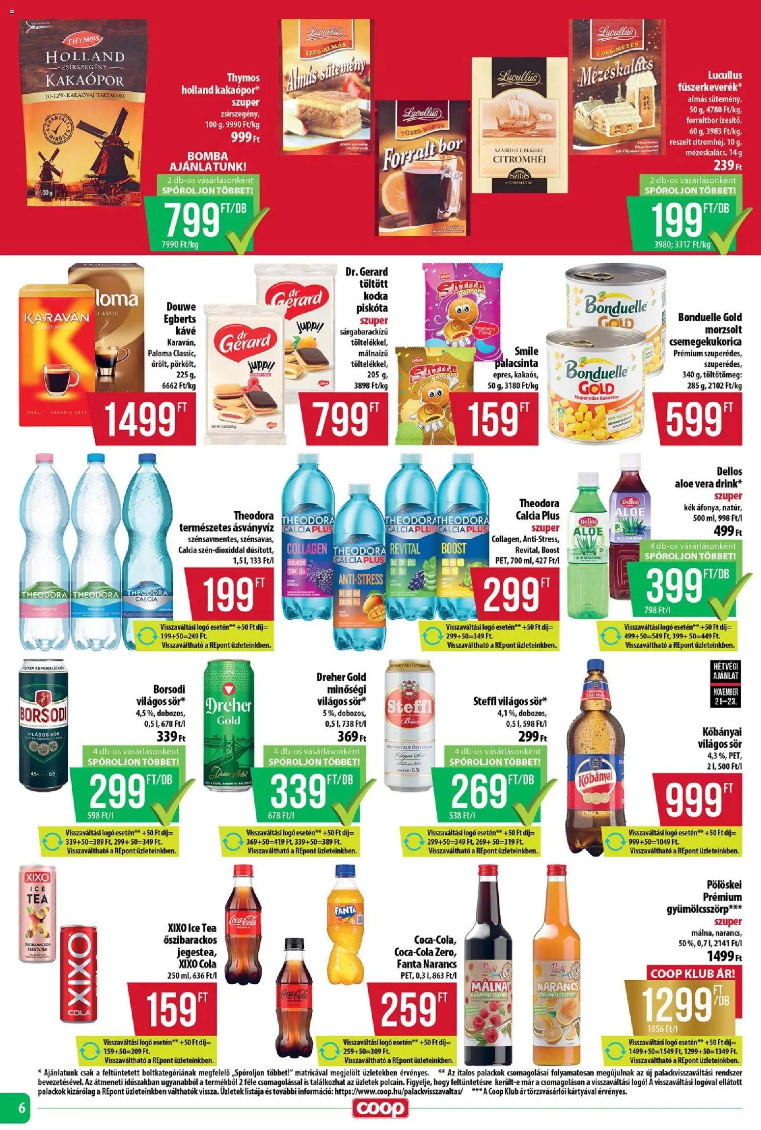 COOP újság 2025.11.20. Tisza - Abc & Szuper (2025-11-20 - 2025-11-26)