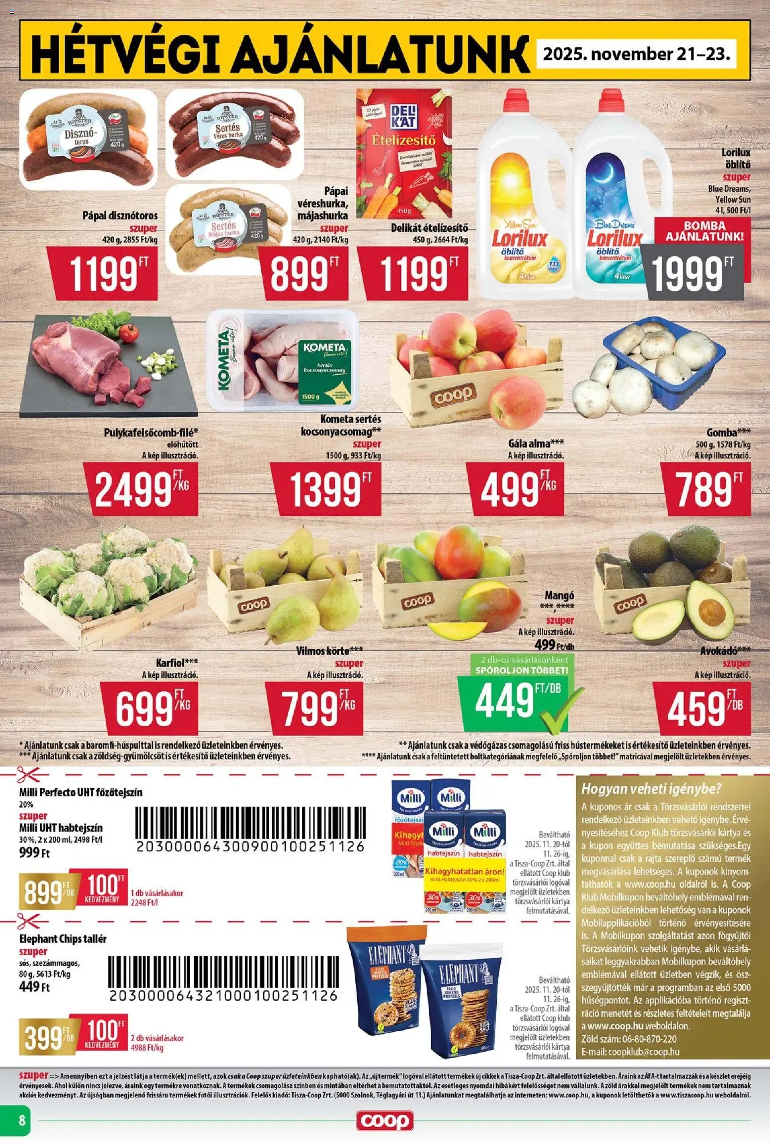COOP újság 2025.11.20. Tisza - Abc & Szuper (2025-11-20 - 2025-11-26)