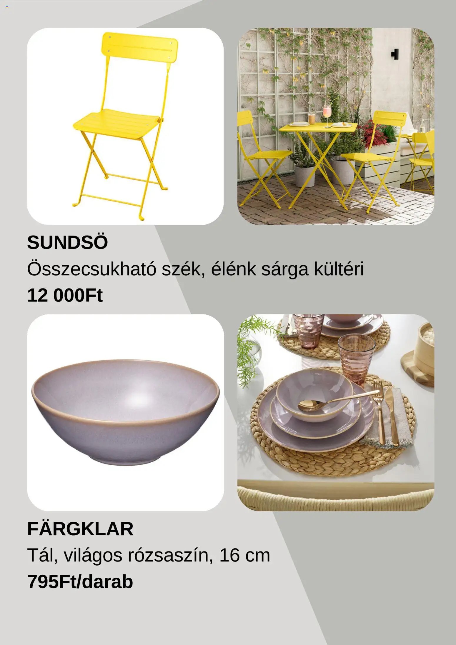 IKEA újság 2026.06.19. Katalógus IKEA - Partiasztal