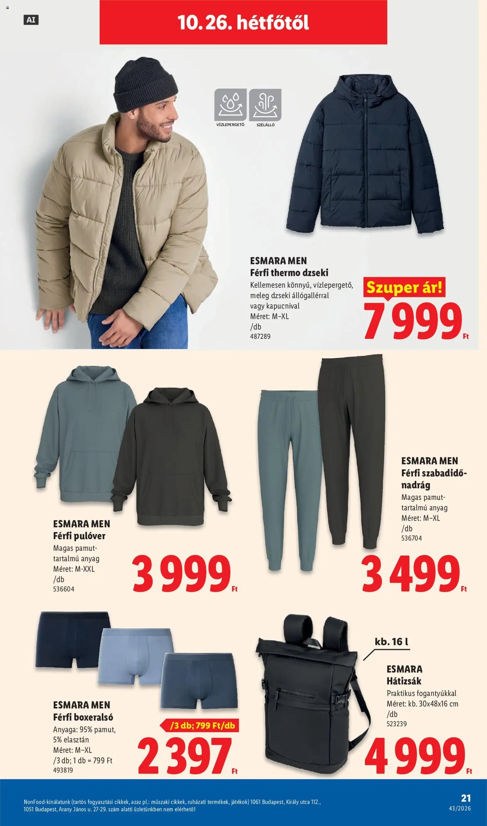 Lidl Nonfood kínálatunk 2026.10.22. - lapozható formában szórólap ✳️