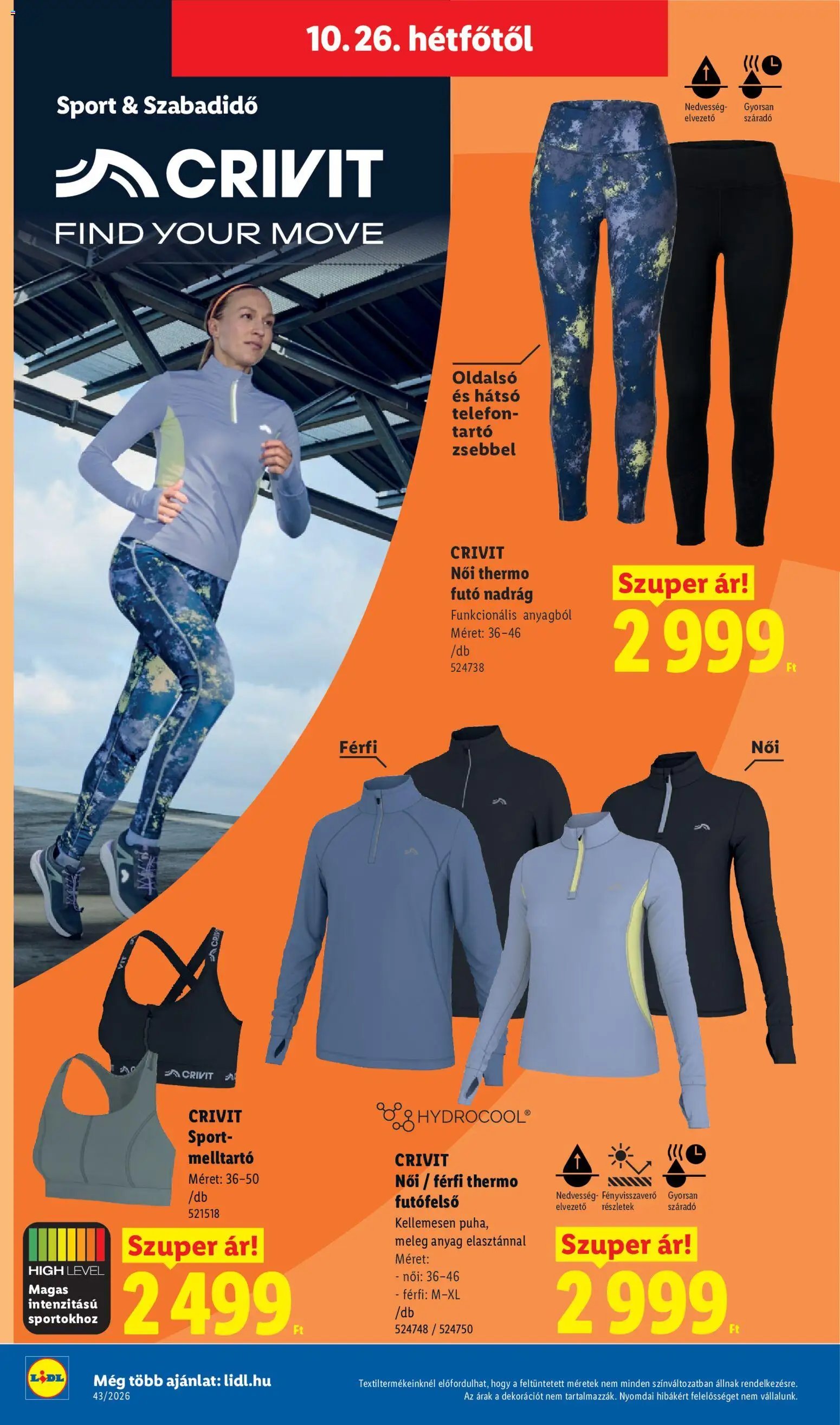 Lidl Nonfood kínálatunk 2026.10.22. - lapozható formában szórólap ✳️