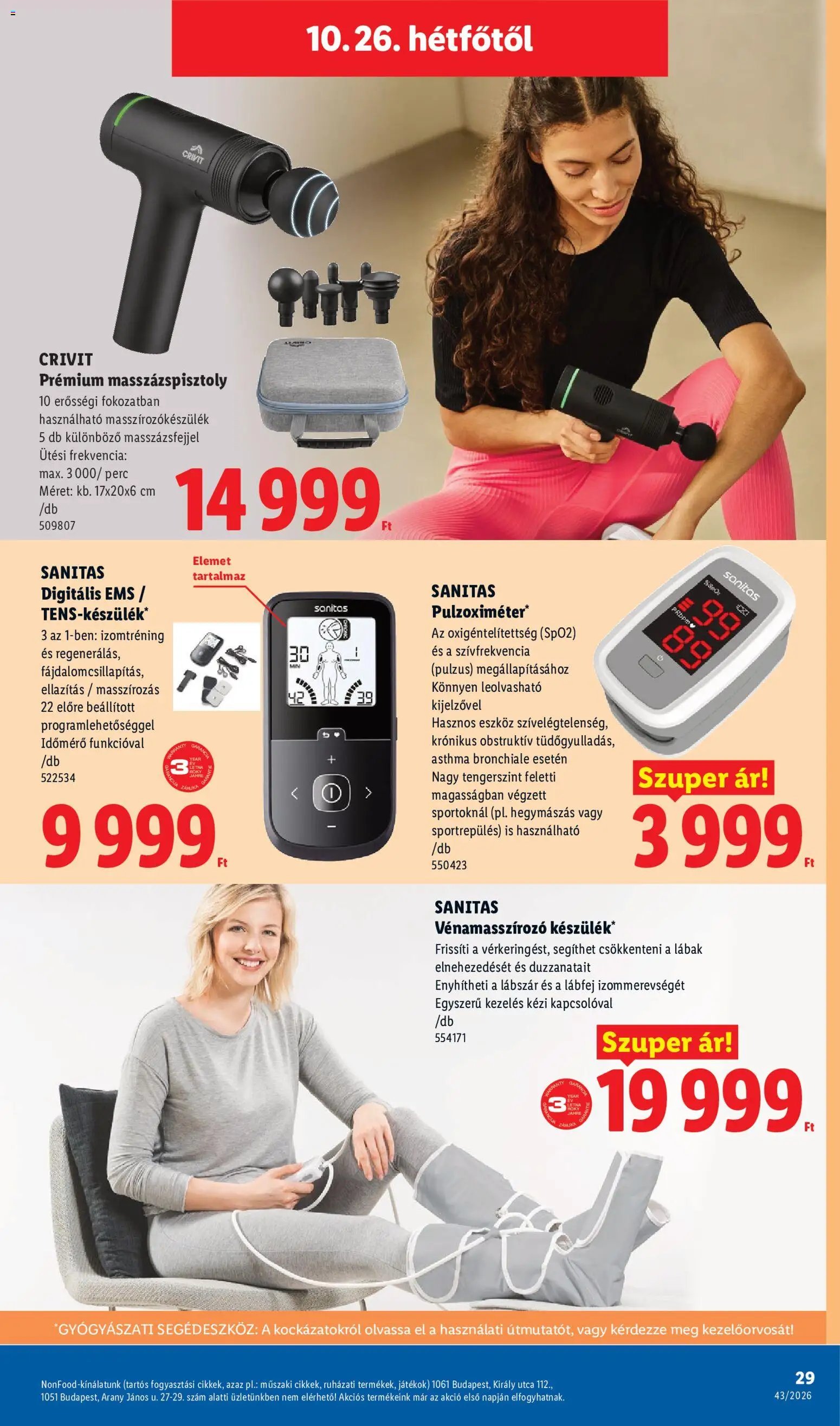 Lidl Nonfood kínálatunk 2026.10.22. - lapozható formában szórólap ✳️