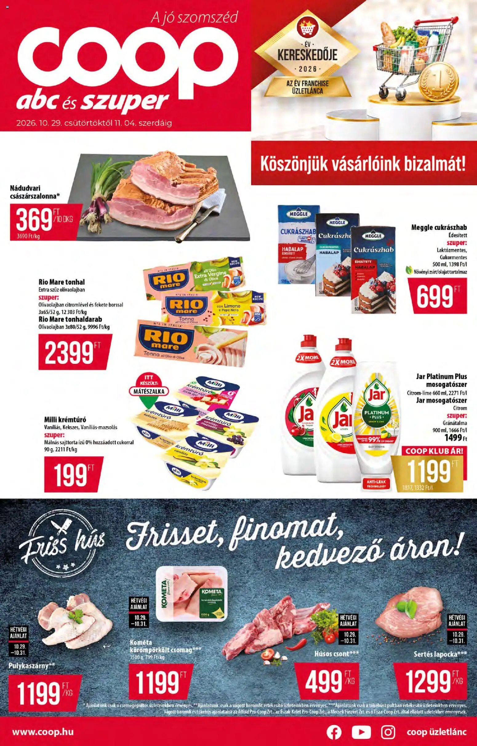 COOP akciós újság 2026.10.29. - lapozható formában szórólap ✳️