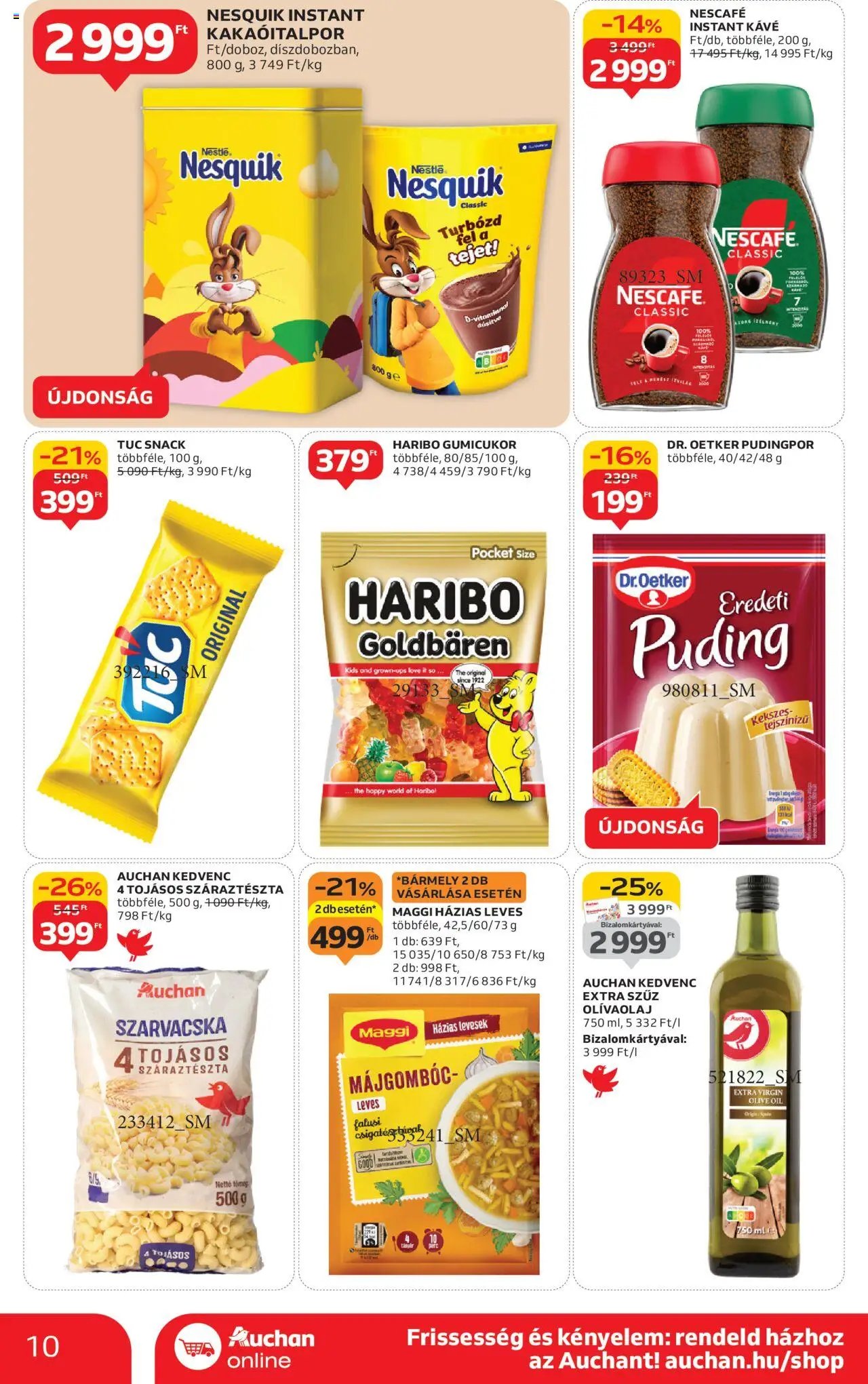 Auchan újság 2025.10.09. Szupermarket akciós újság (2025-10-09 - 2025-10-15)