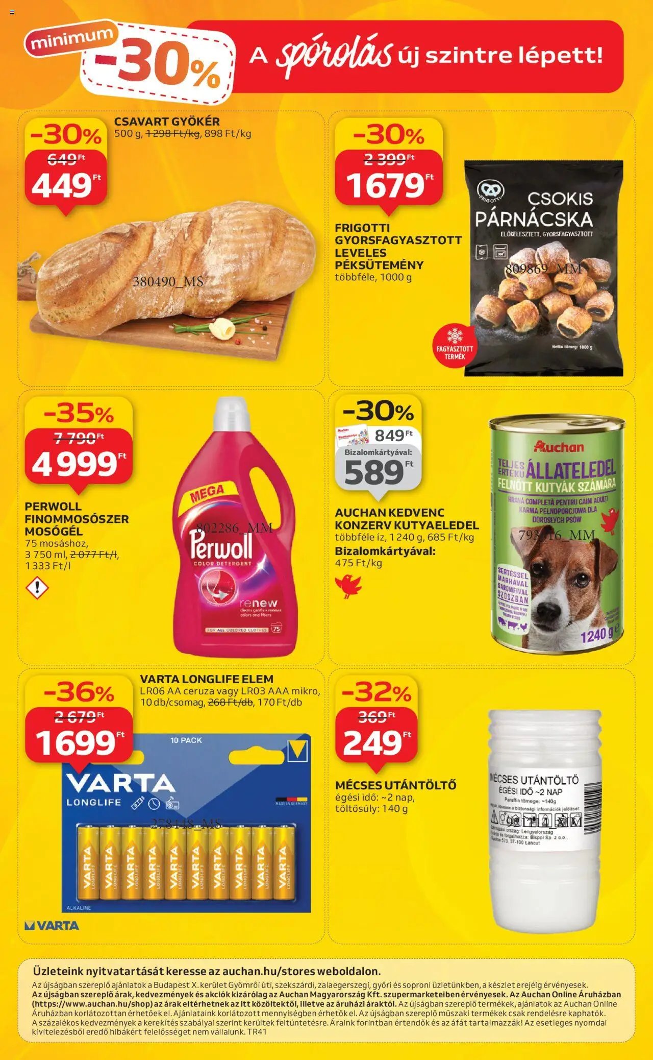 Auchan újság 2025.10.09. Szupermarket akciós újság (2025-10-09 - 2025-10-15)