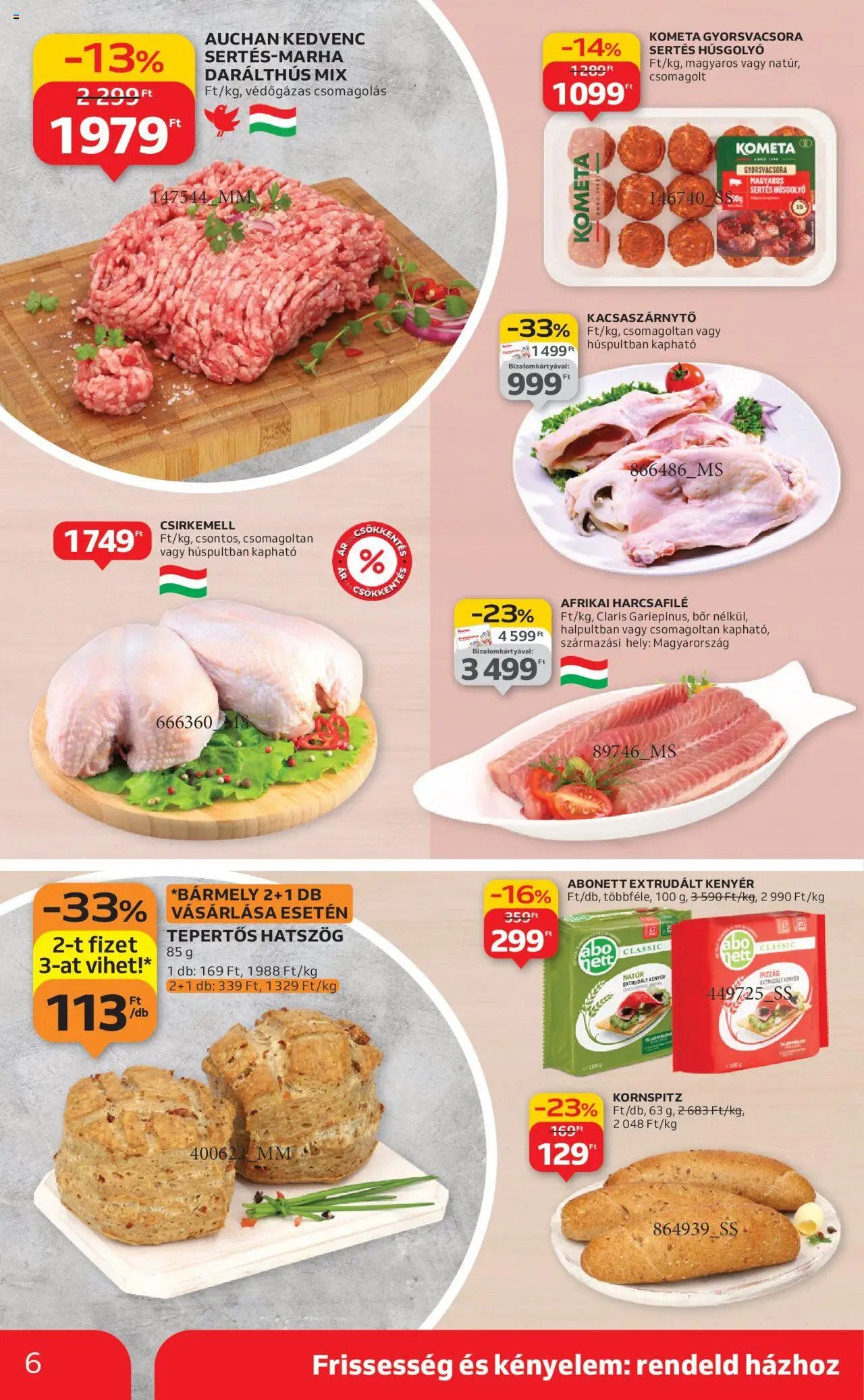 Auchan újság 2025.10.09. Szupermarket akciós újság (2025-10-09 - 2025-10-15)