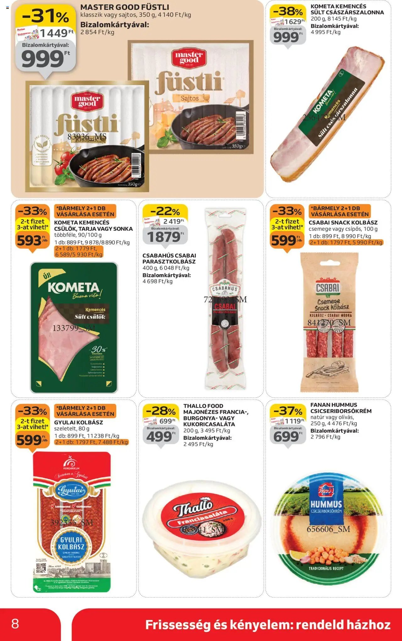 Auchan újság 2025.10.09. Szupermarket akciós újság (2025-10-09 - 2025-10-15)