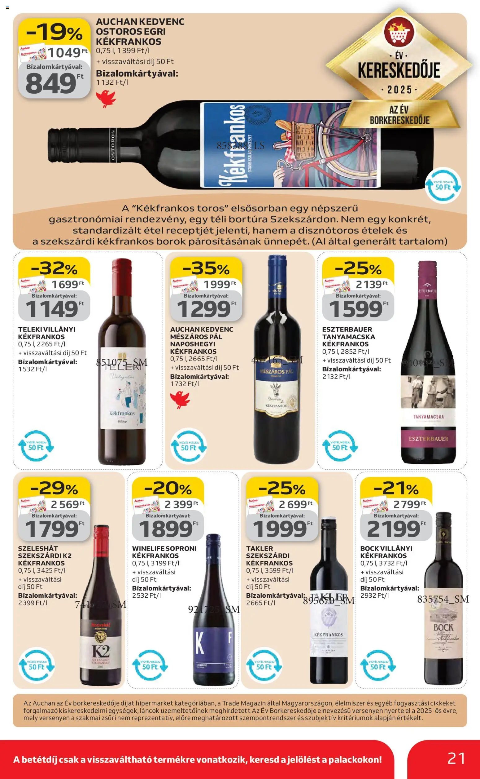 Auchan újság 2026.02.05. Kedvenc Márkáink (2026-02-05 - 2026-02-18)