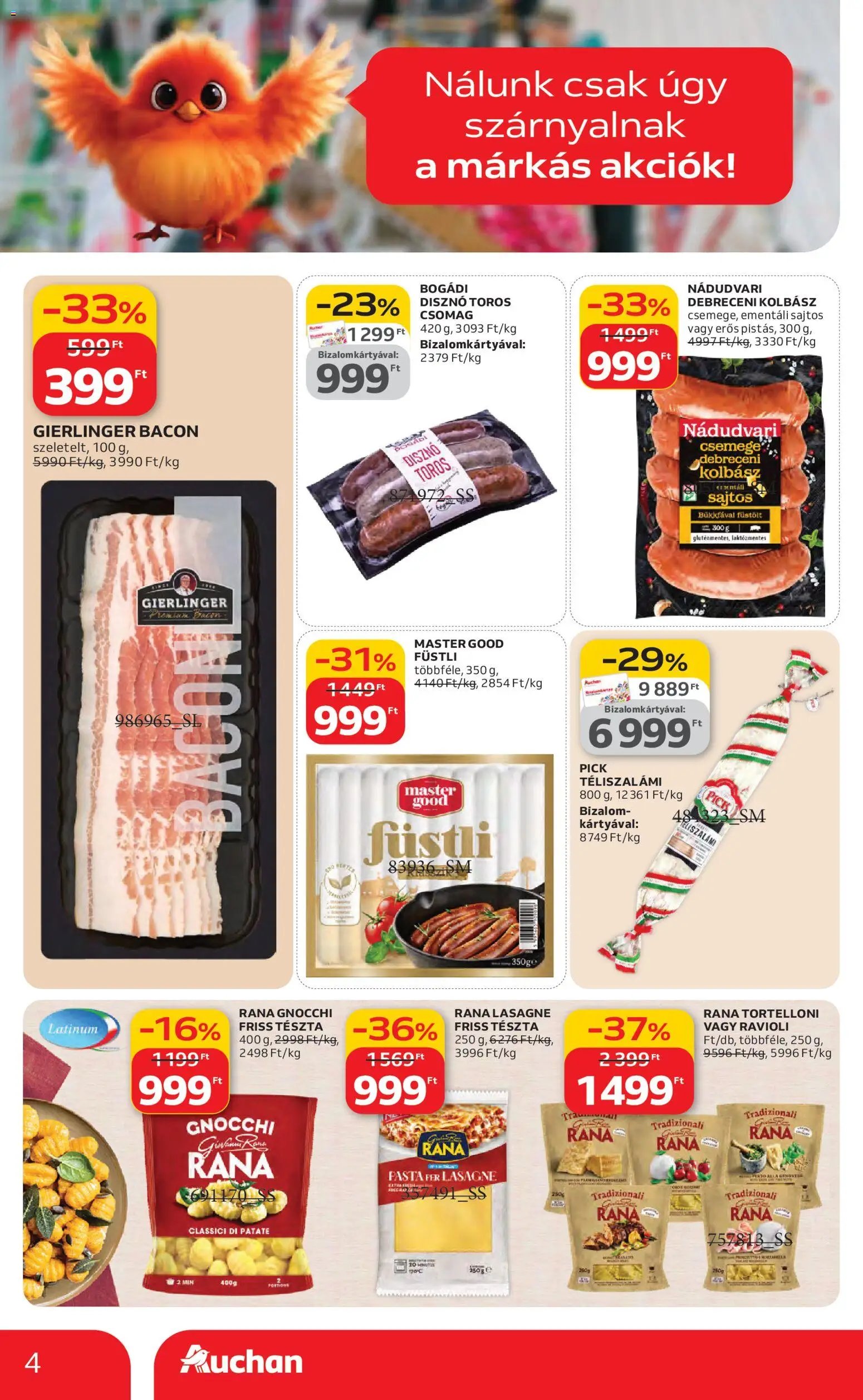 Auchan újság 2026.02.05. Kedvenc Márkáink (2026-02-05 - 2026-02-18)