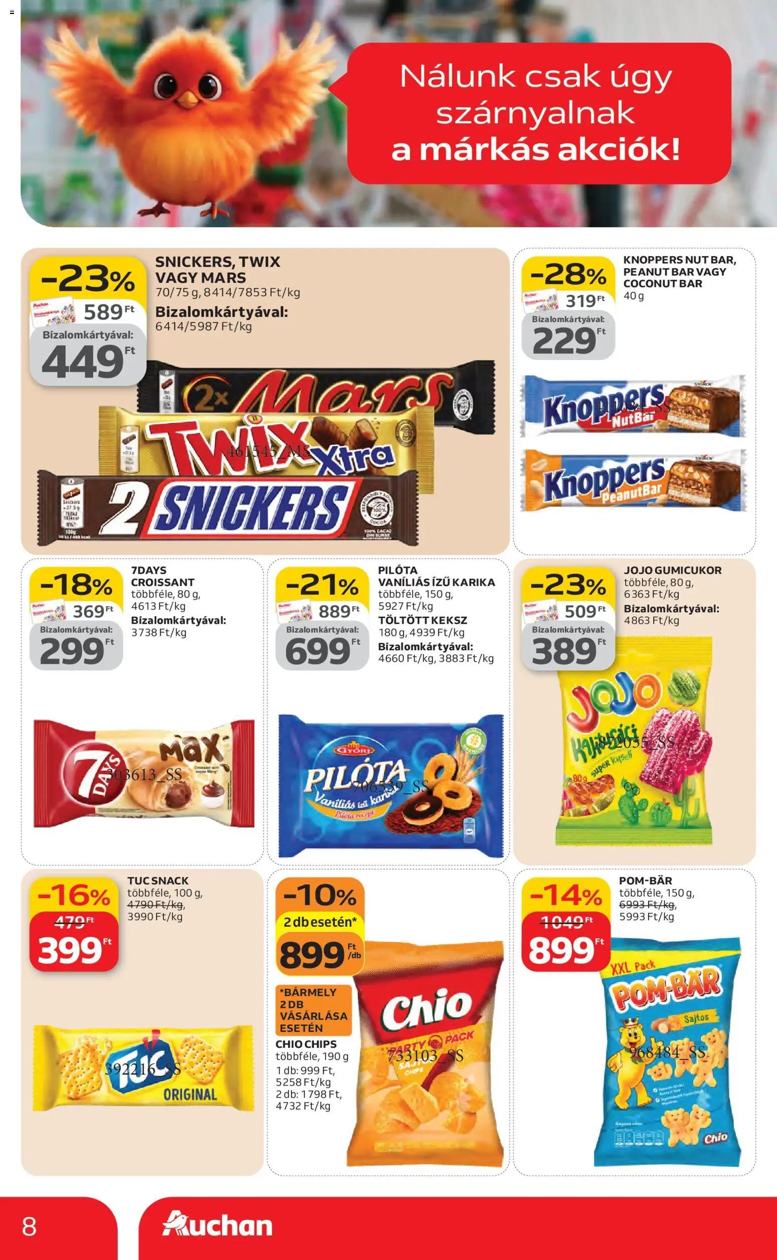 Auchan újság 2026.02.05. Kedvenc Márkáink (2026-02-05 - 2026-02-18)