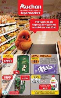 Auchan újság 2026.02.05. Kedvenc Márkáink (2026-02-05 - 2026-02-18)