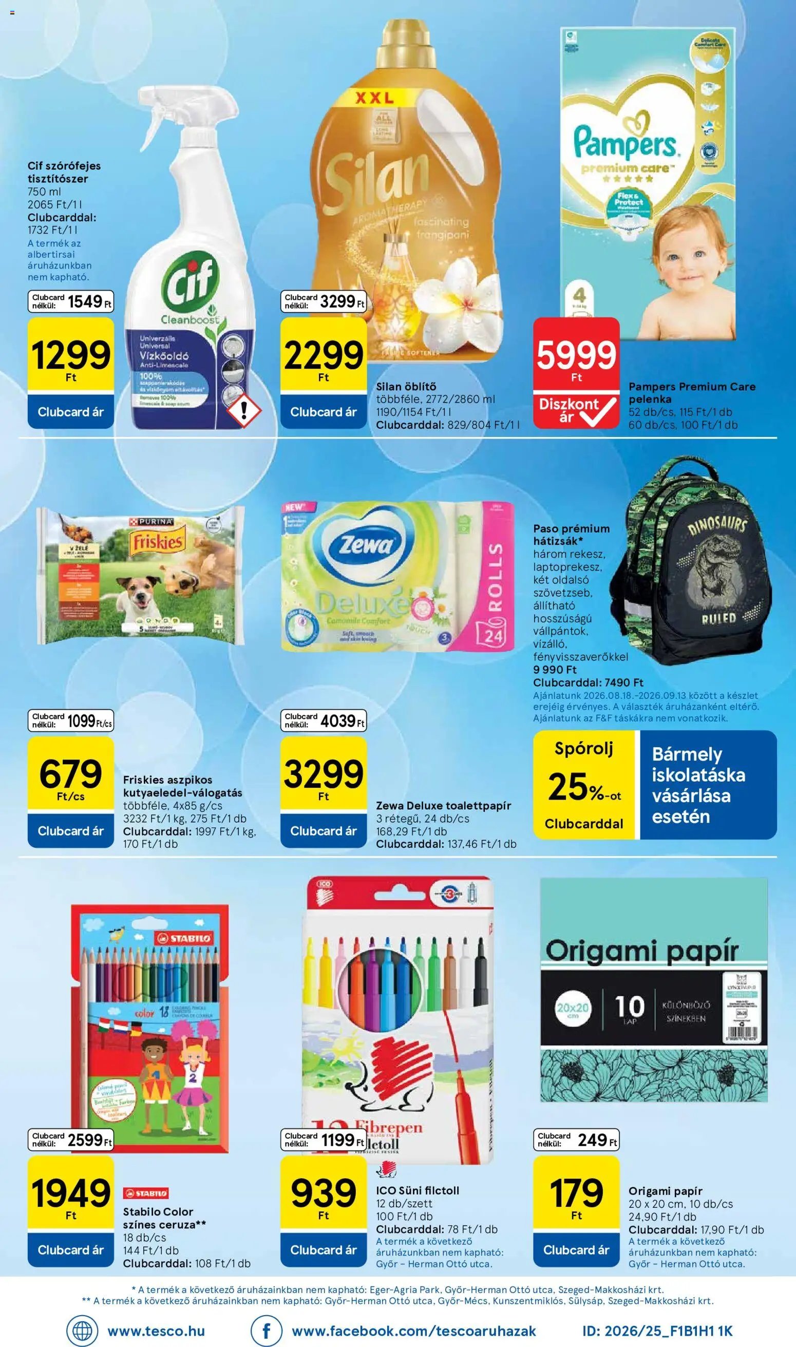 Tesco újság 2026.08.18. Tesco Szupermarket akciós újság