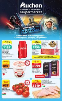 Auchan újság 2026.05.14. Auchan Szupermarket akciós újság (2026-05-14 - 2026-05-20)