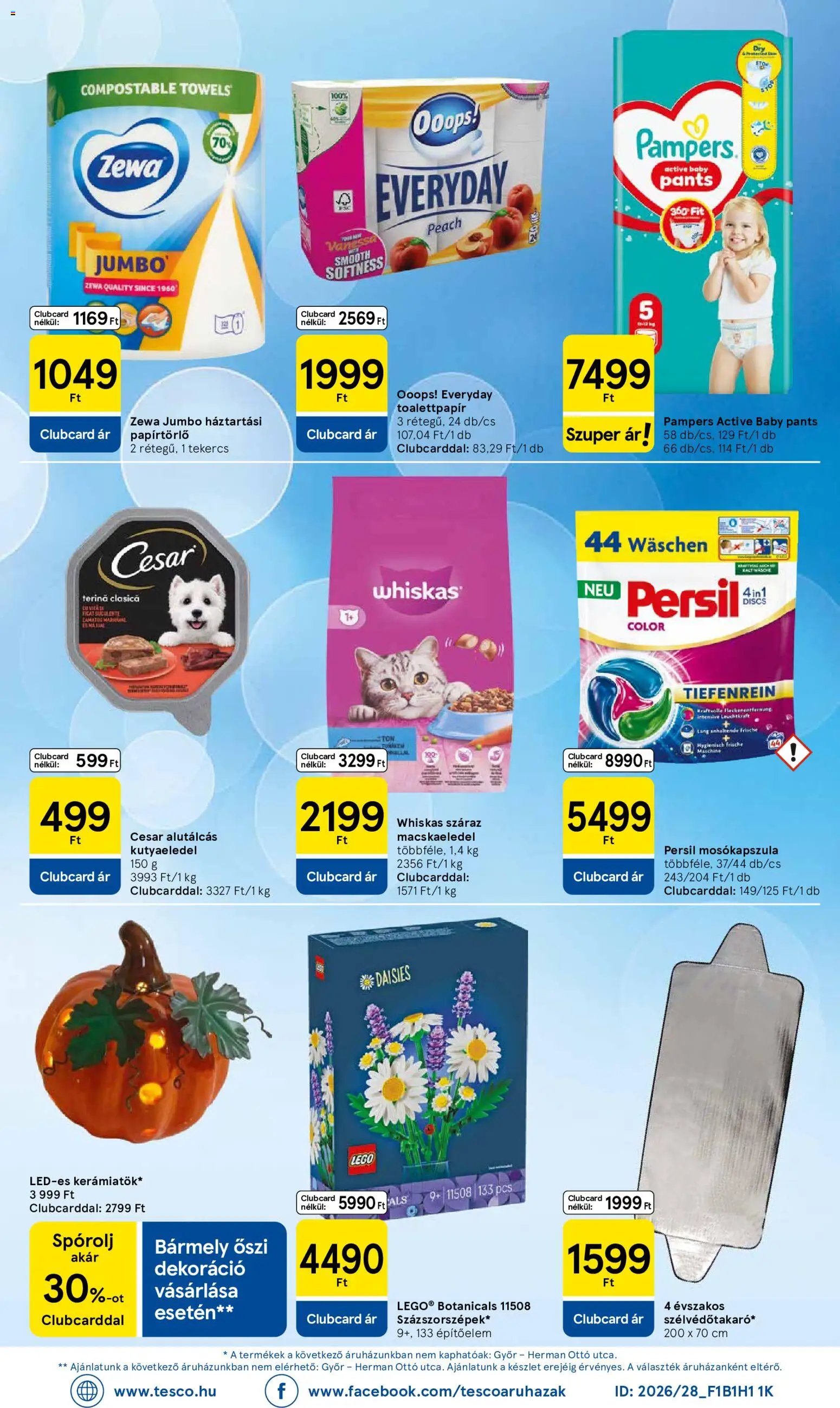 Tesco újság 2026.09.10. Tesco Szupermarket akciós újság