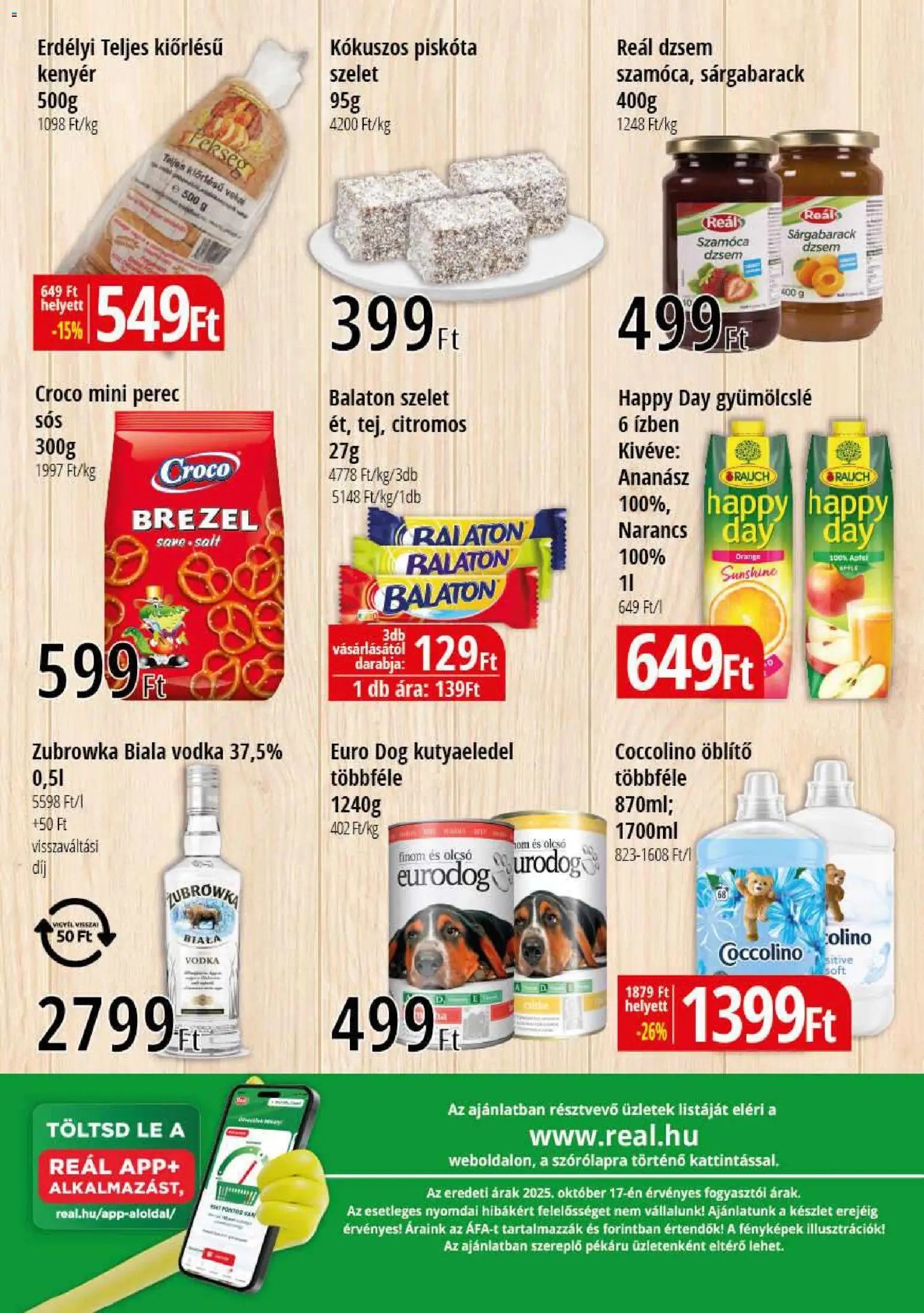 Reál újság 2025.10.30. Bevásárló hétvége - Kelet Magyarország (2025-10-30 - 2025-11-02)