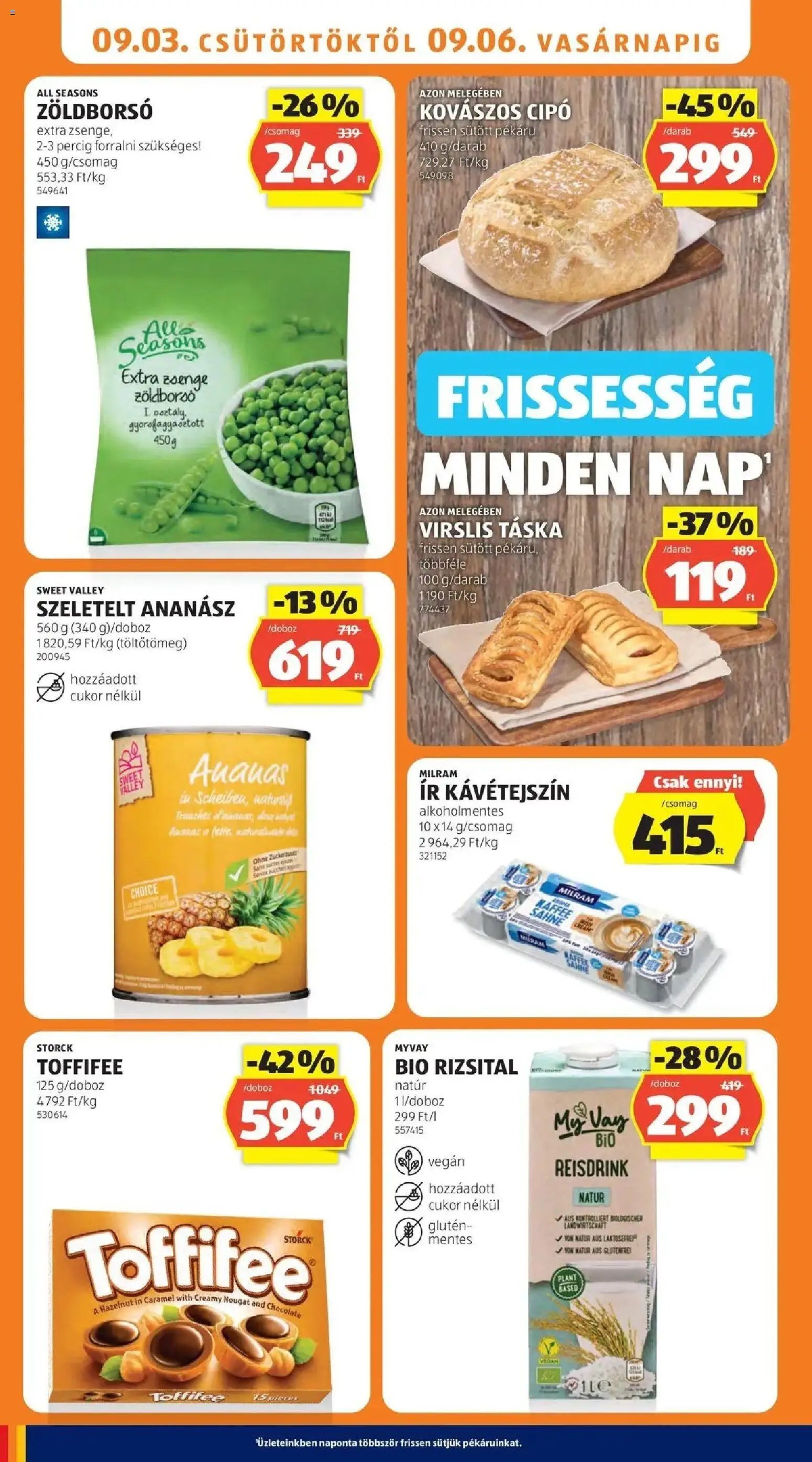 Aldi újság 2026.09.03. Aldi aktuális akciós újság