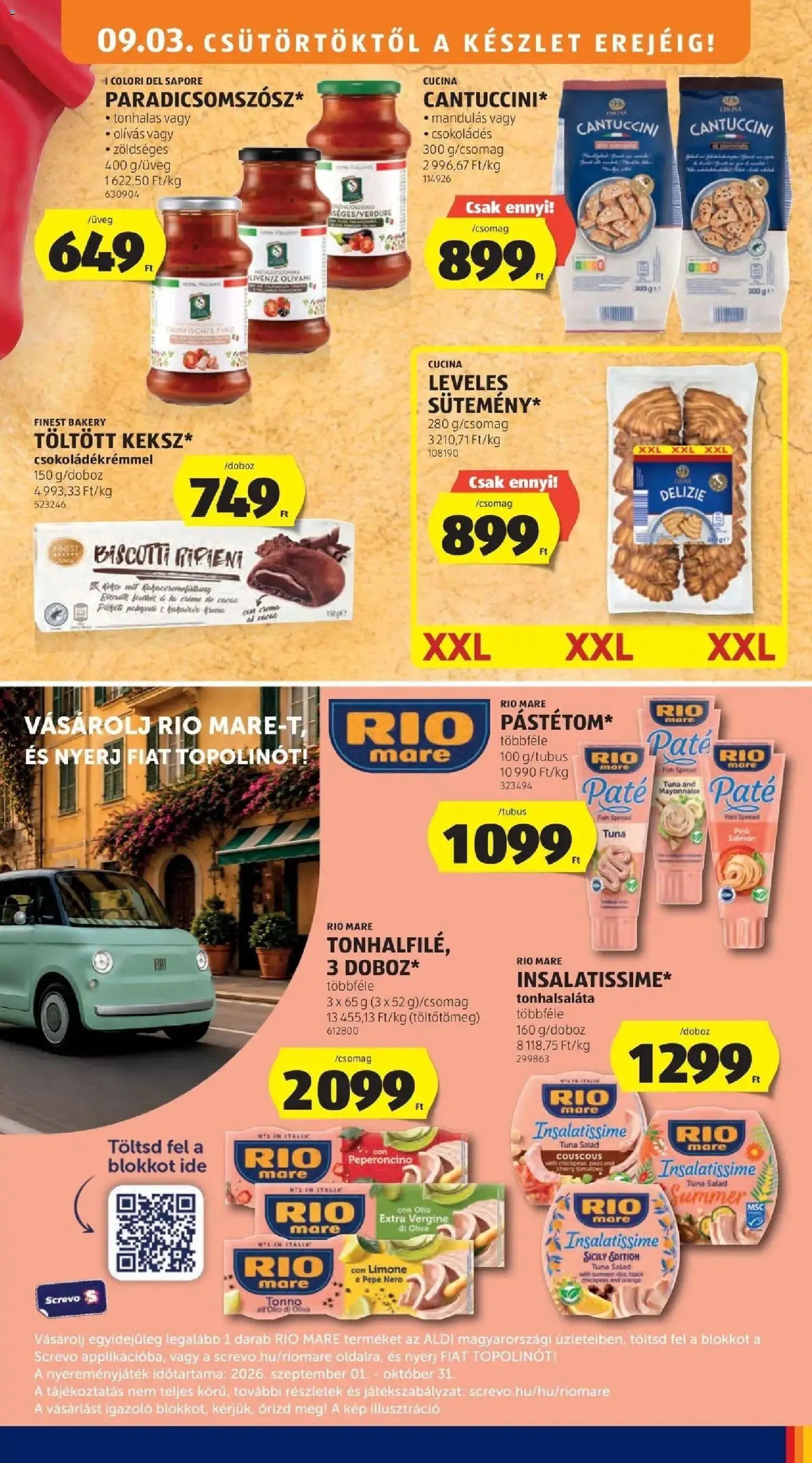 Aldi újság 2026.09.03. Aldi aktuális akciós újság