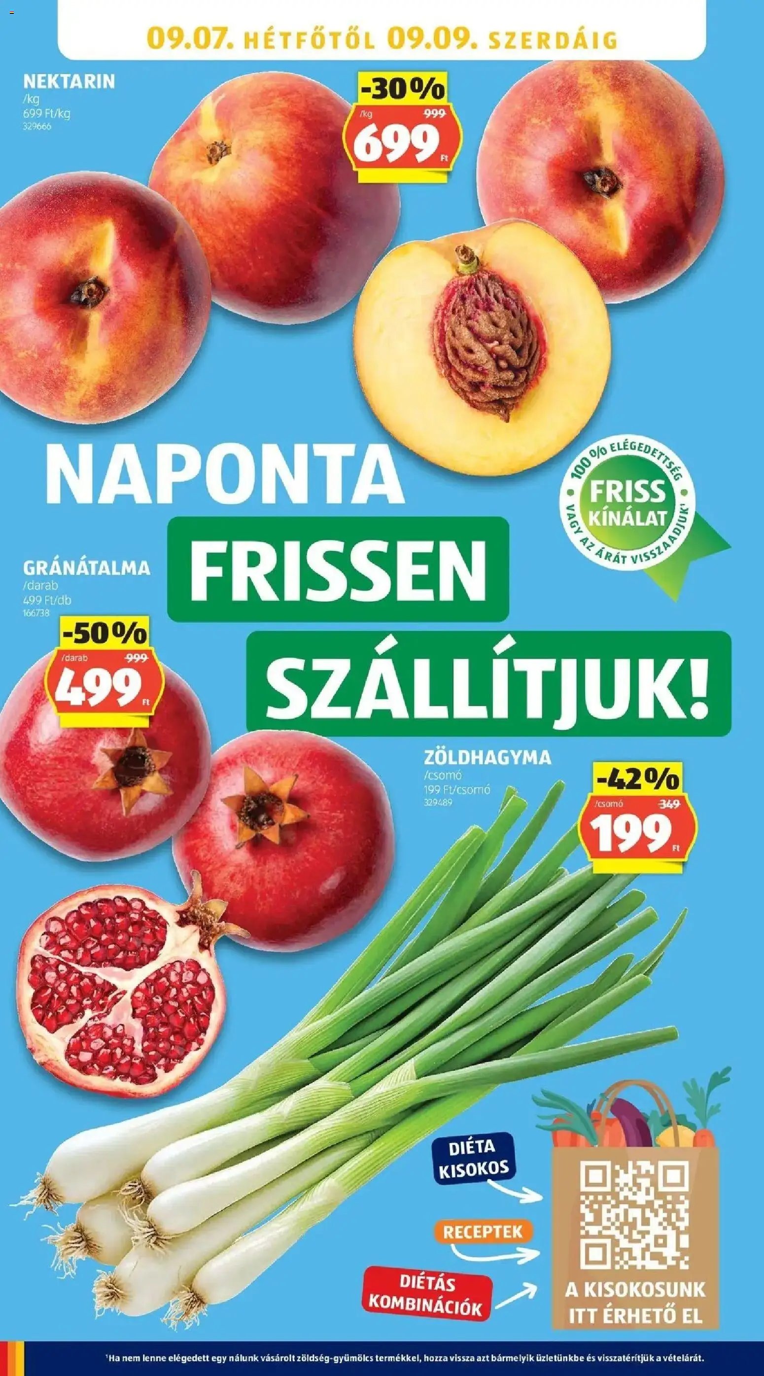 Aldi újság 2026.09.03. Aldi aktuális akciós újság