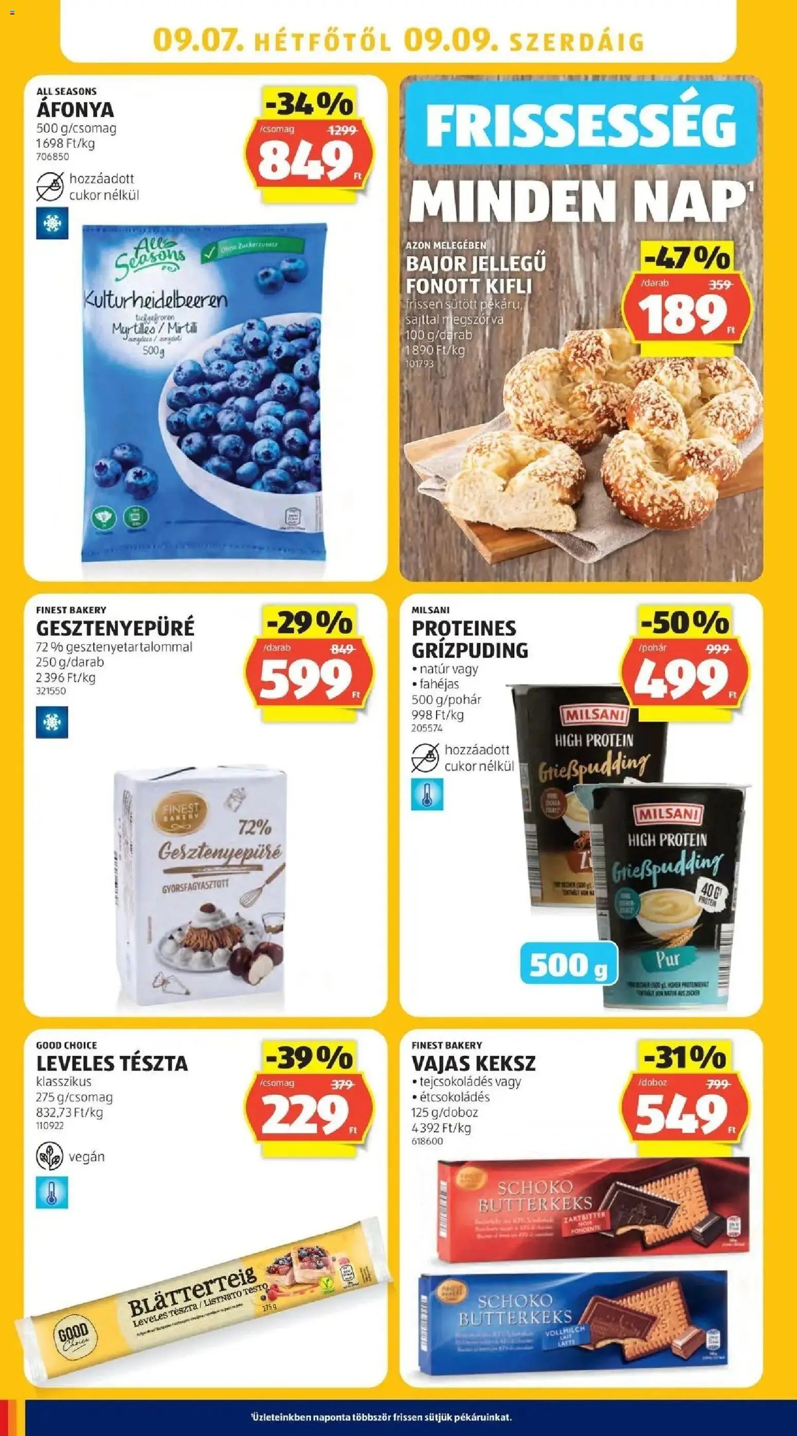 Aldi újság 2026.09.03. Aldi aktuális akciós újság