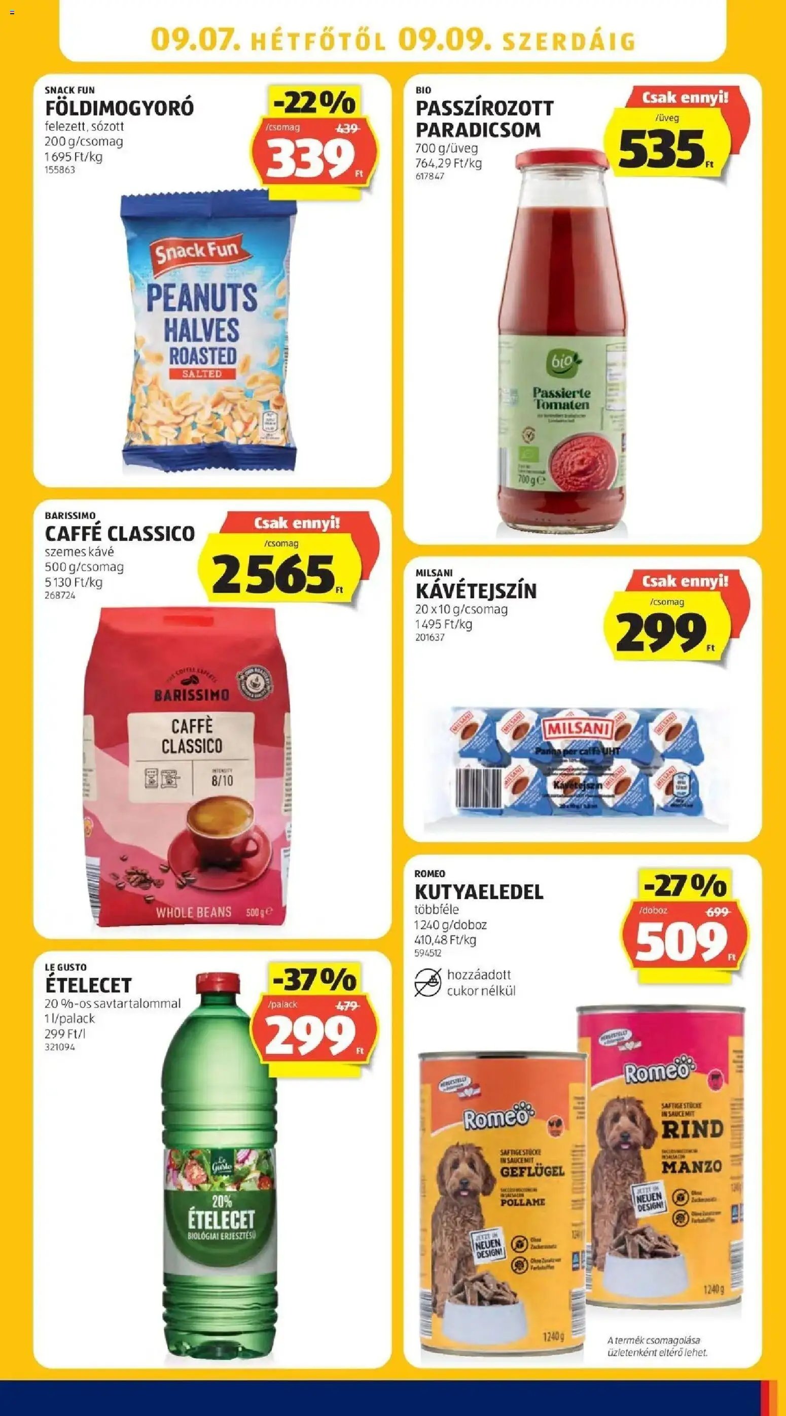 Aldi újság 2026.09.03. Aldi aktuális akciós újság