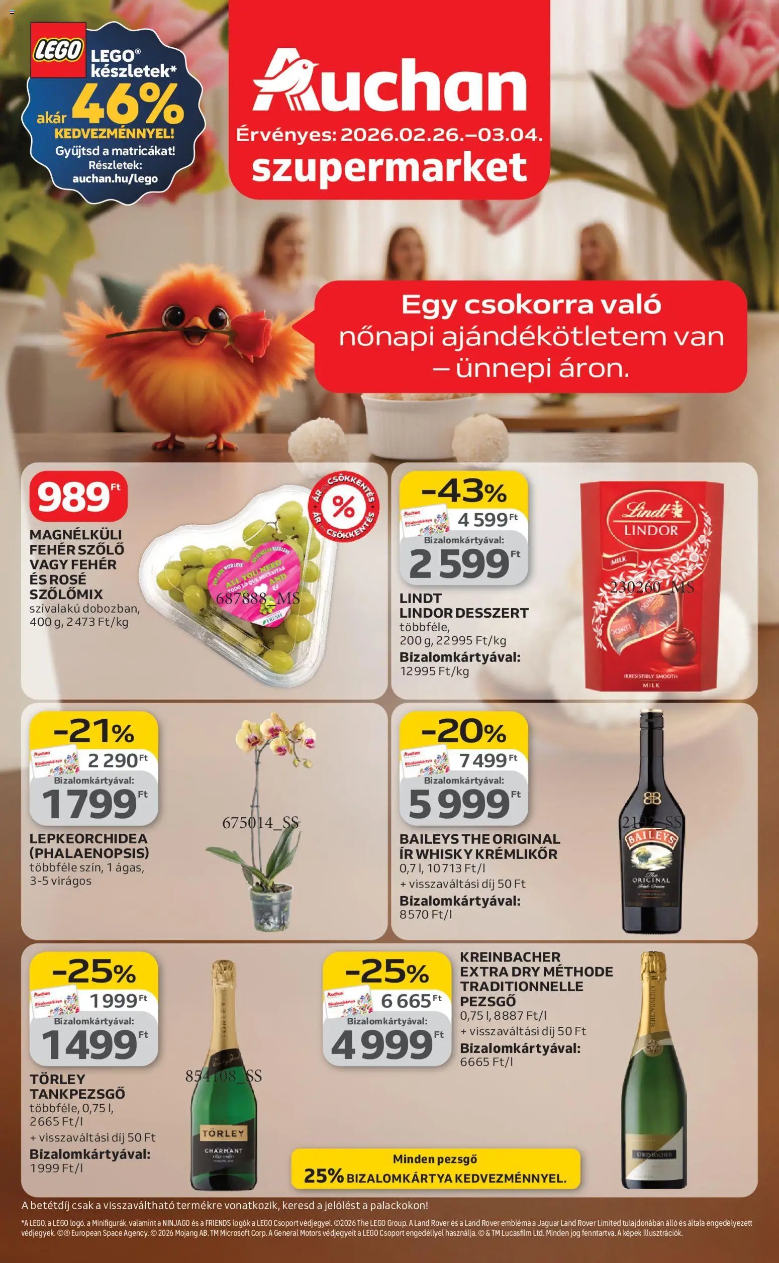 Auchan újság 2026.02.26. Szupermarket akciós újság (2026-02-26 - 2026-03-04)