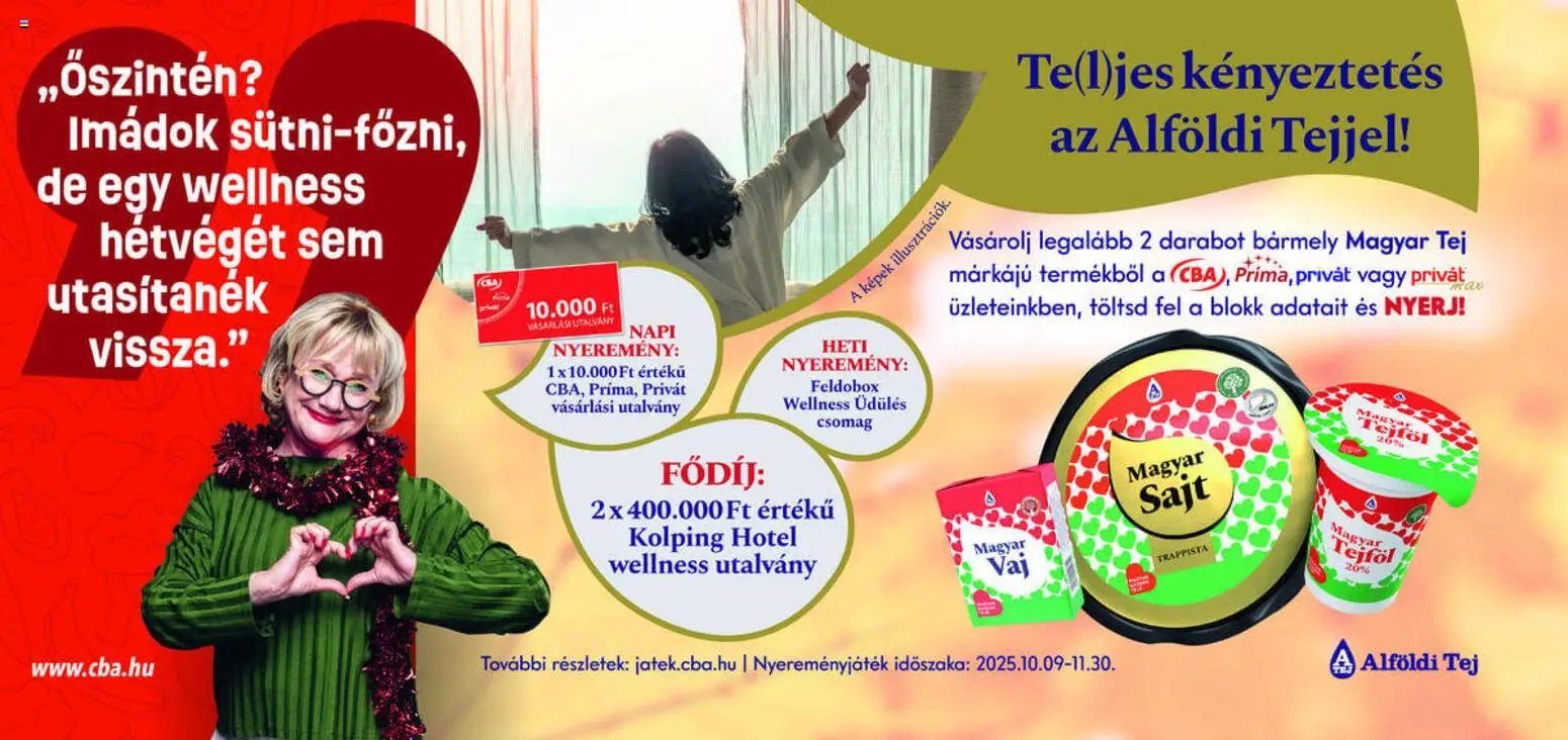 CBA újság 2025.10.09. Szórólap (2025-10-09 - 2025-11-30)