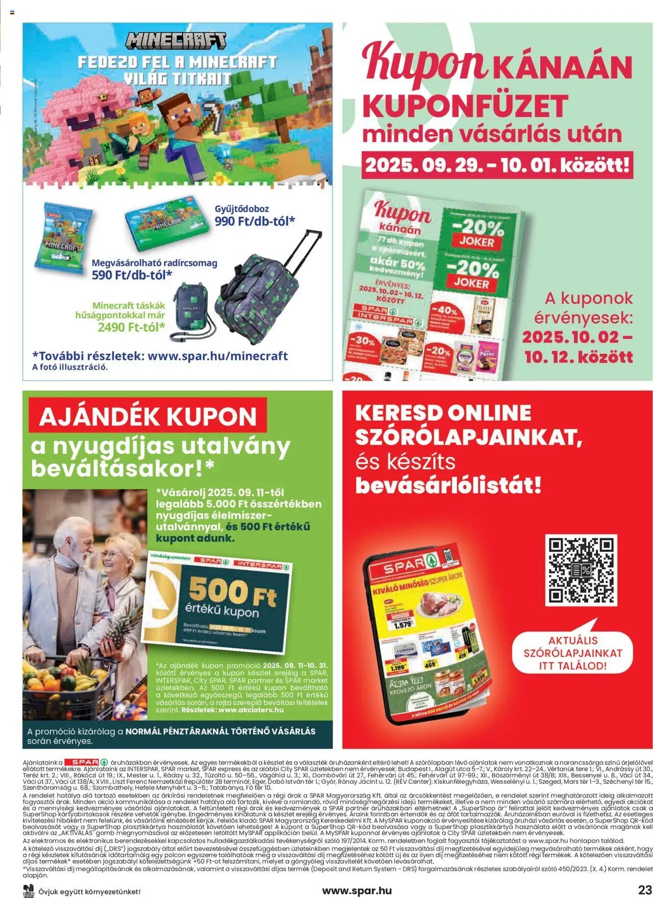 Spar újság 2025.09.25. Akciós újság Spar (2025-09-25 - 2025-10-01)