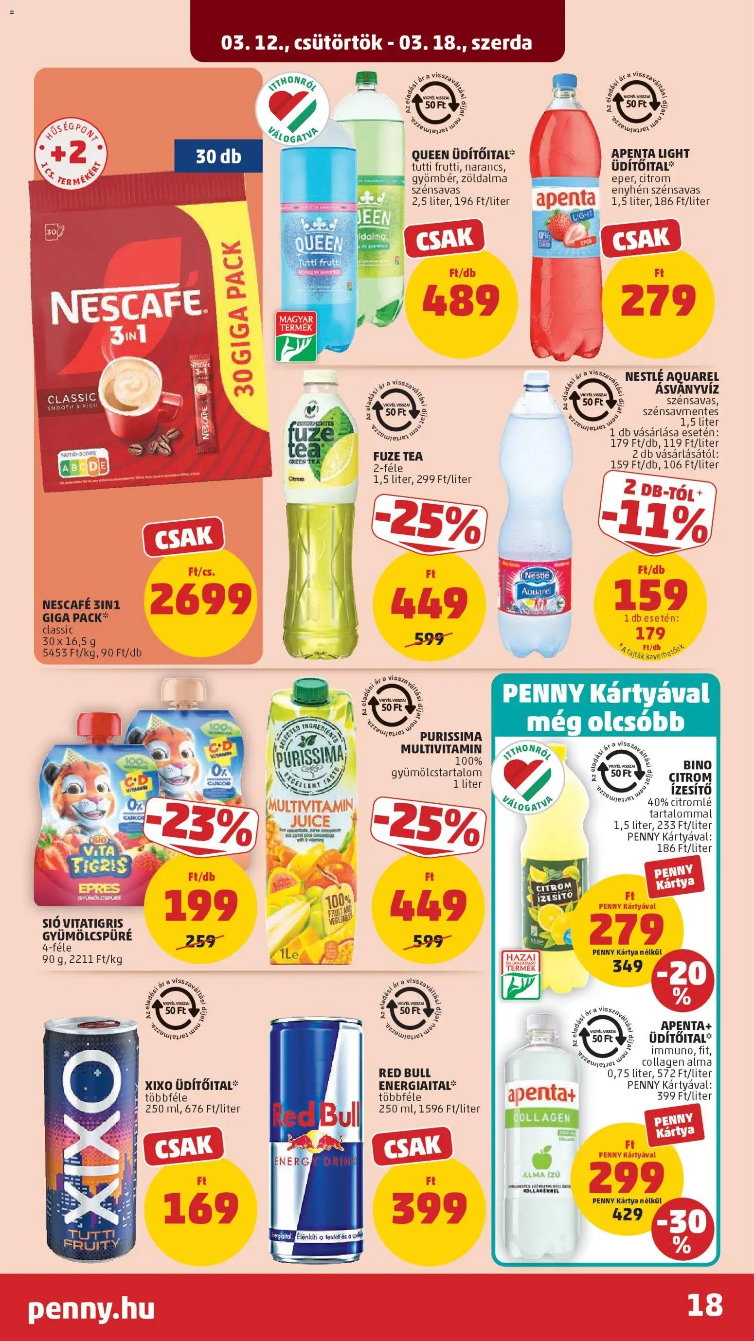 PENNY újság 2026.03.12. PENNY akciós újság (2026-03-12 - 2026-03-18)