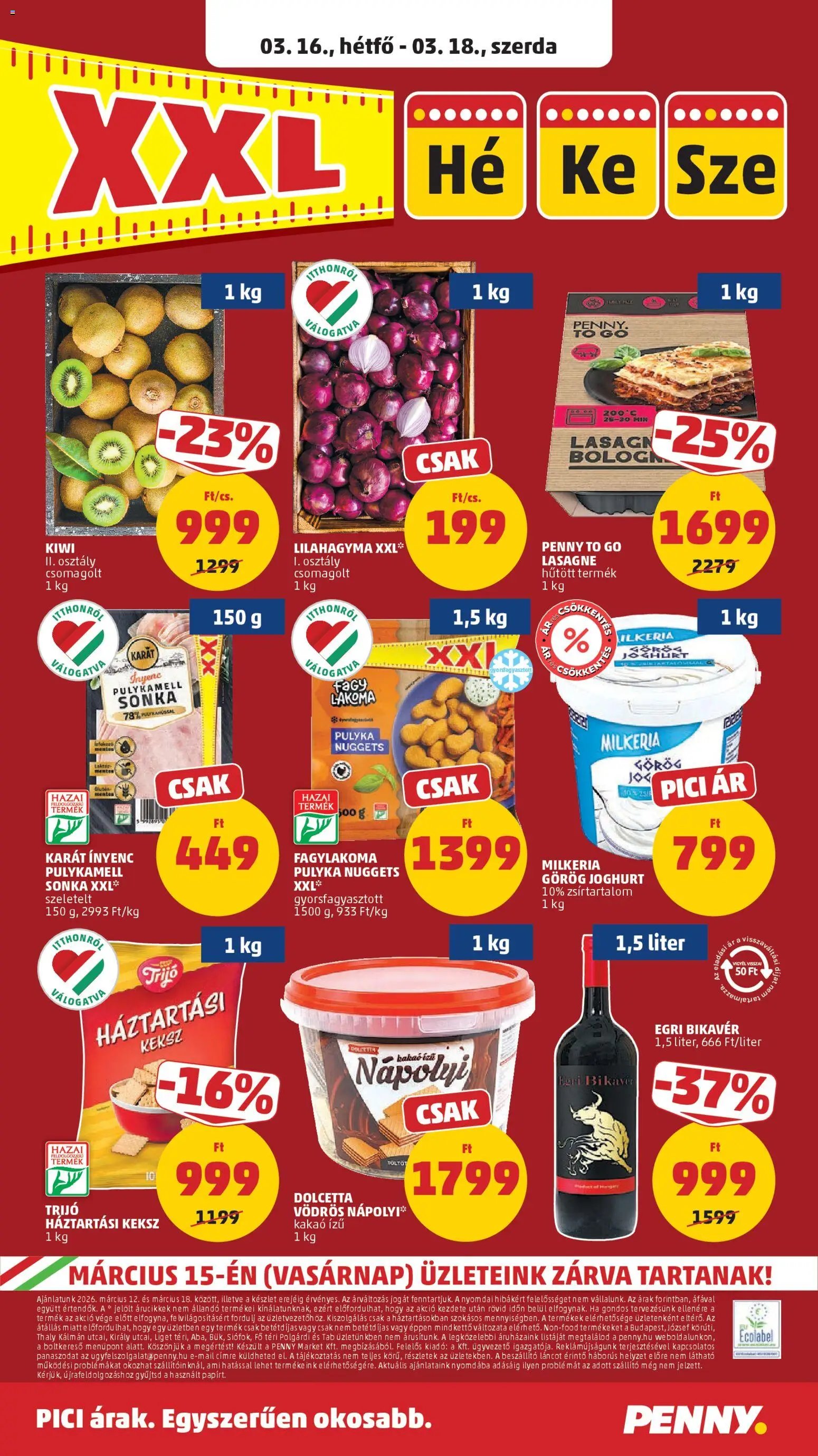 PENNY újság 2026.03.12. PENNY akciós újság (2026-03-12 - 2026-03-18)