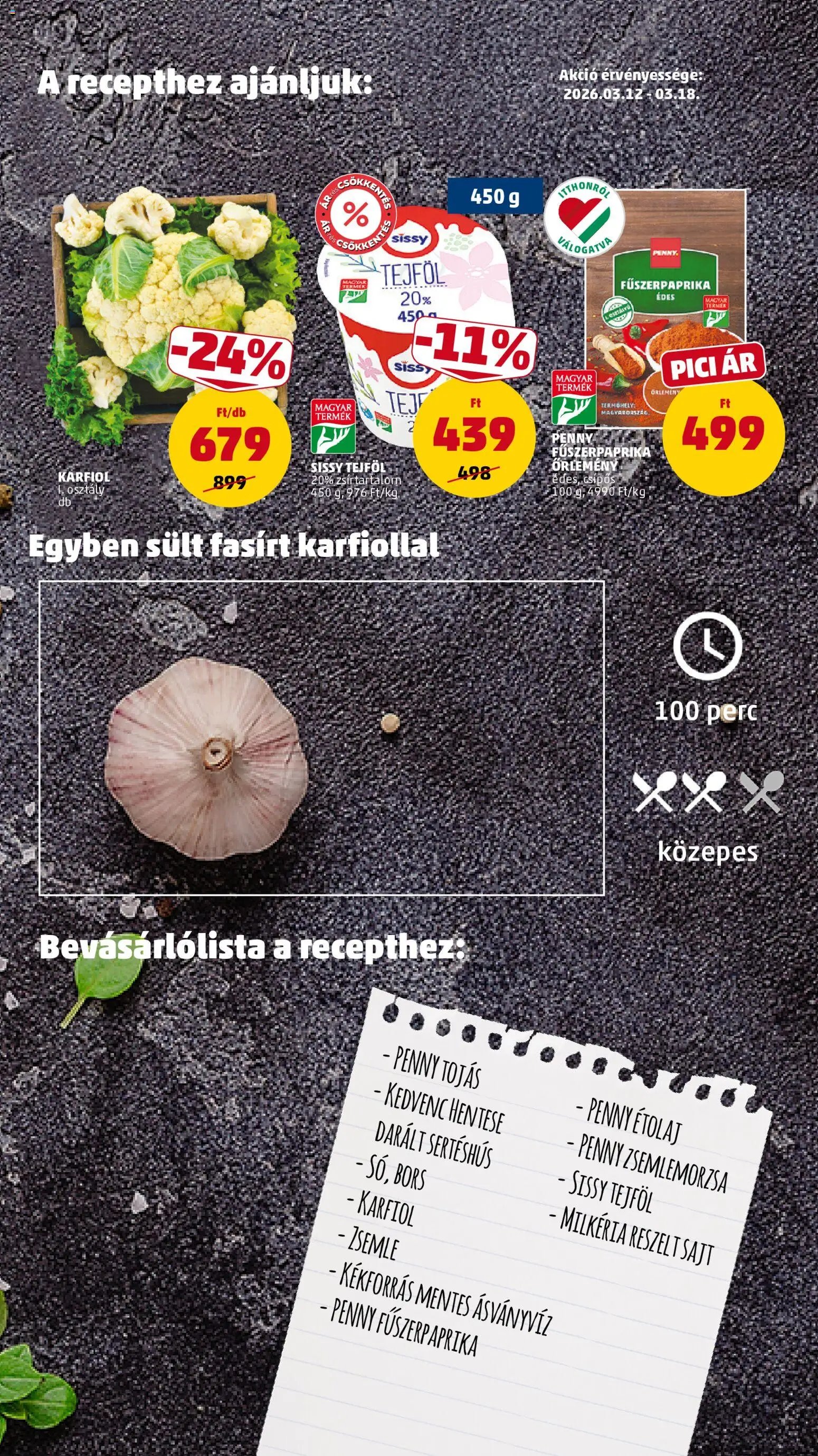 PENNY újság 2026.03.12. PENNY akciós újság (2026-03-12 - 2026-03-18)