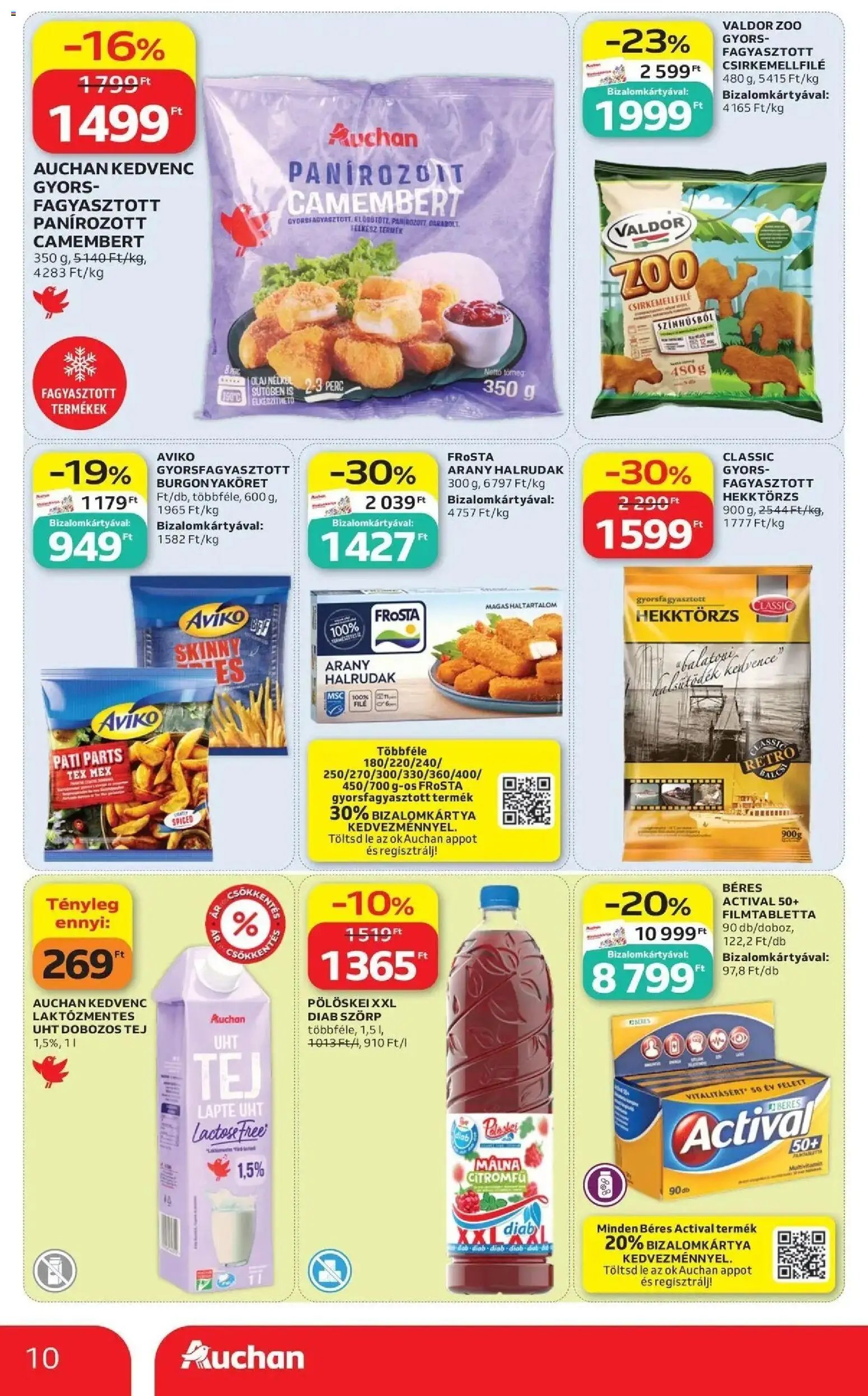 Auchan akciós újság Miskolc 2026.10.29. - lapozható formában szórólap ✳️