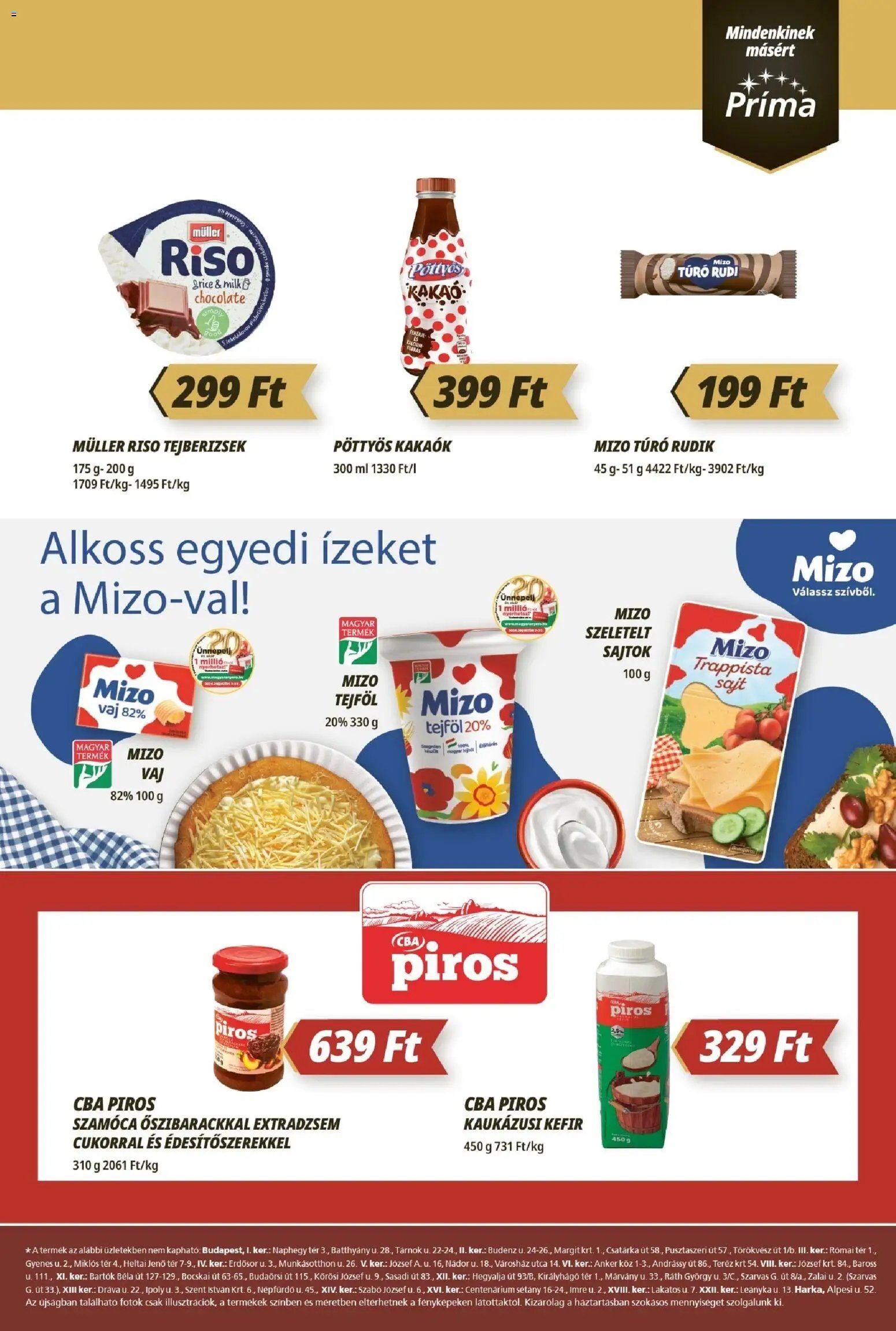 CBA Príma újság 2026.08.13. CBA Príma akciós újság