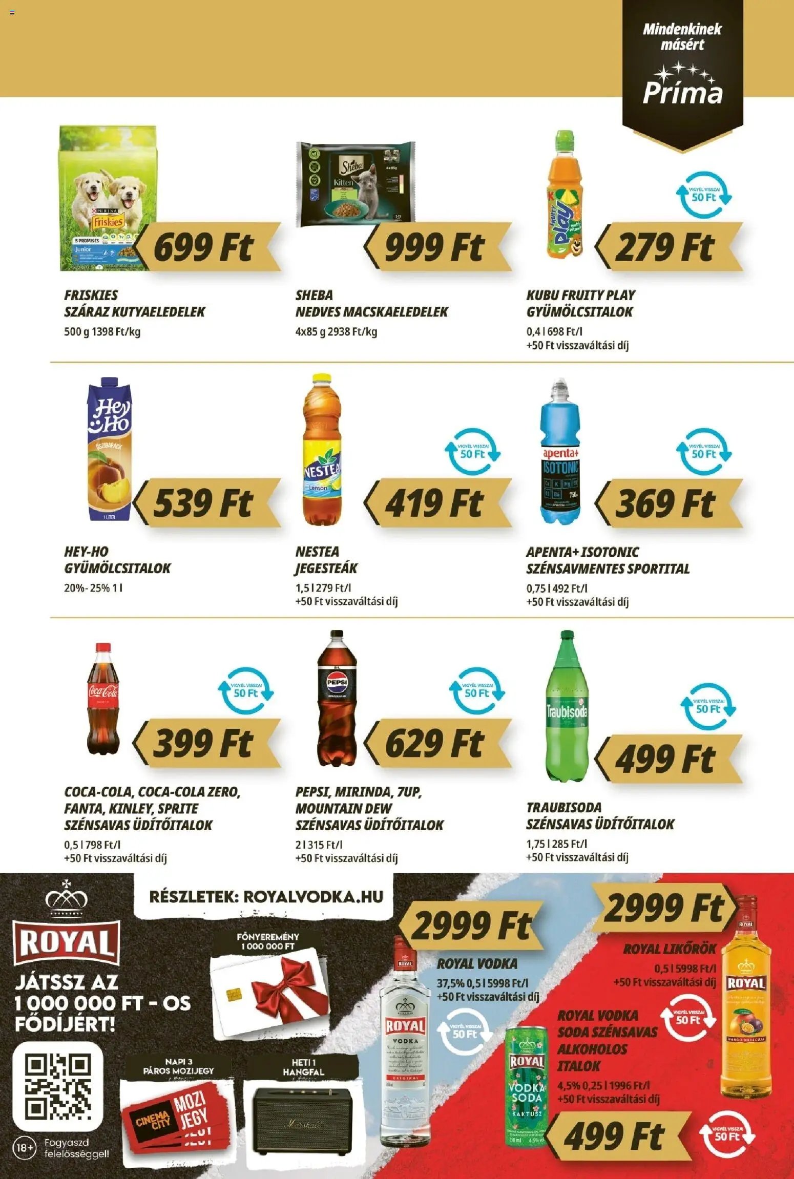 CBA Príma újság 2026.08.13. CBA Príma akciós újság