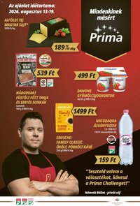 CBA Príma újság 2026.08.13. CBA Príma akciós újság