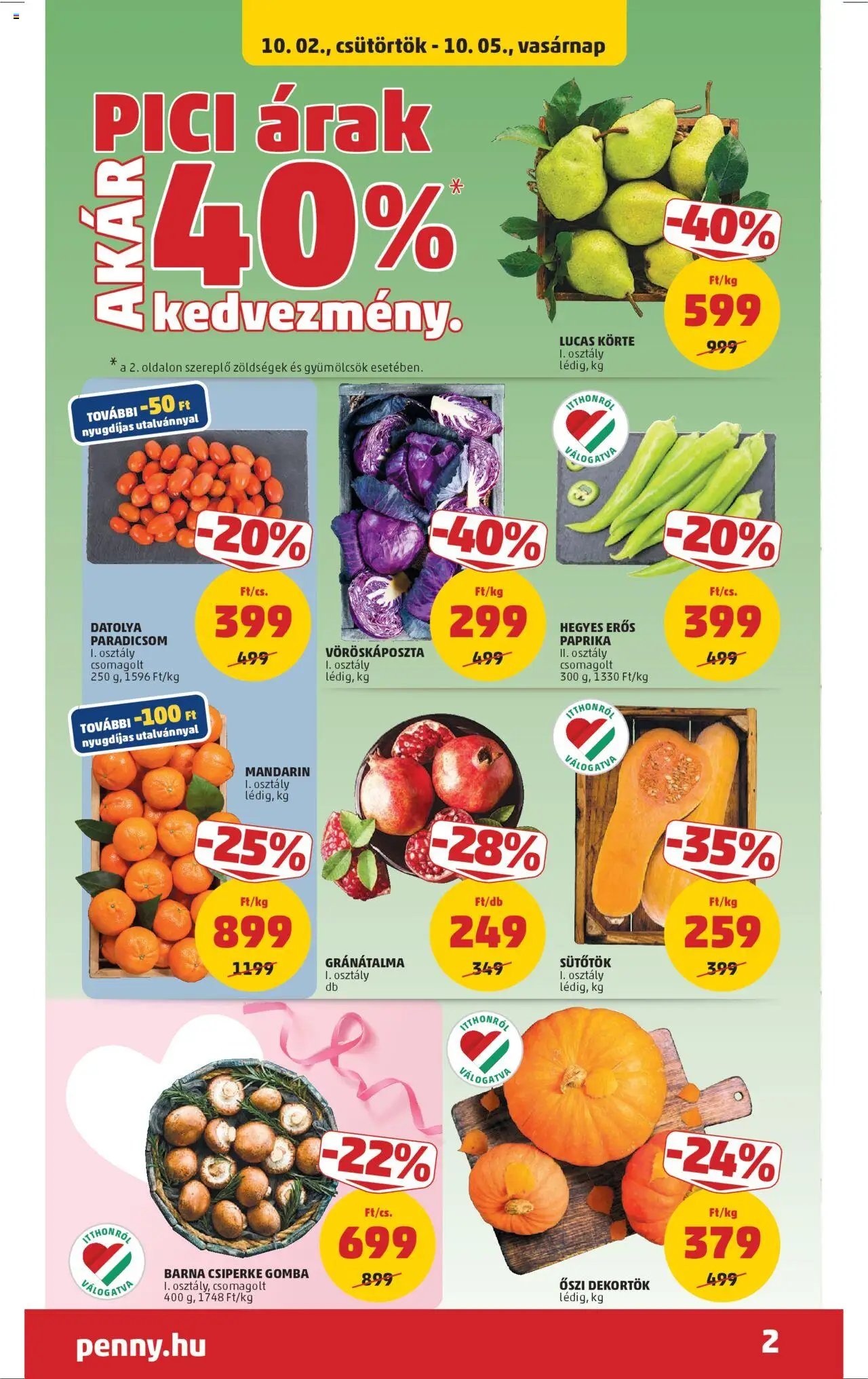 PENNY újság 2025.10.02. Akciós újság PENNY (2025-10-02 - 2025-10-08)