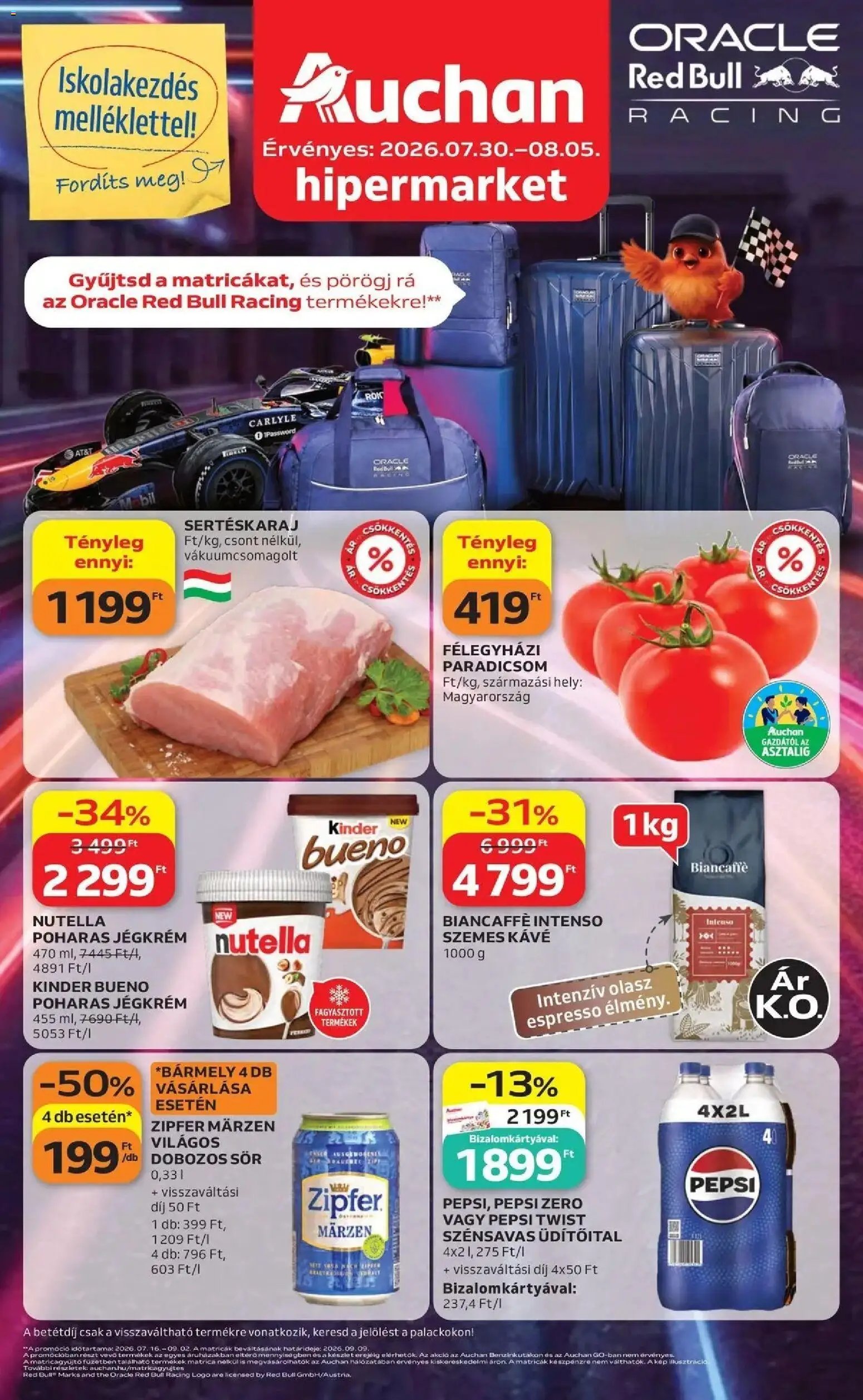 Auchan újság 2026.07.30. Auchan akciós újság Miskolc