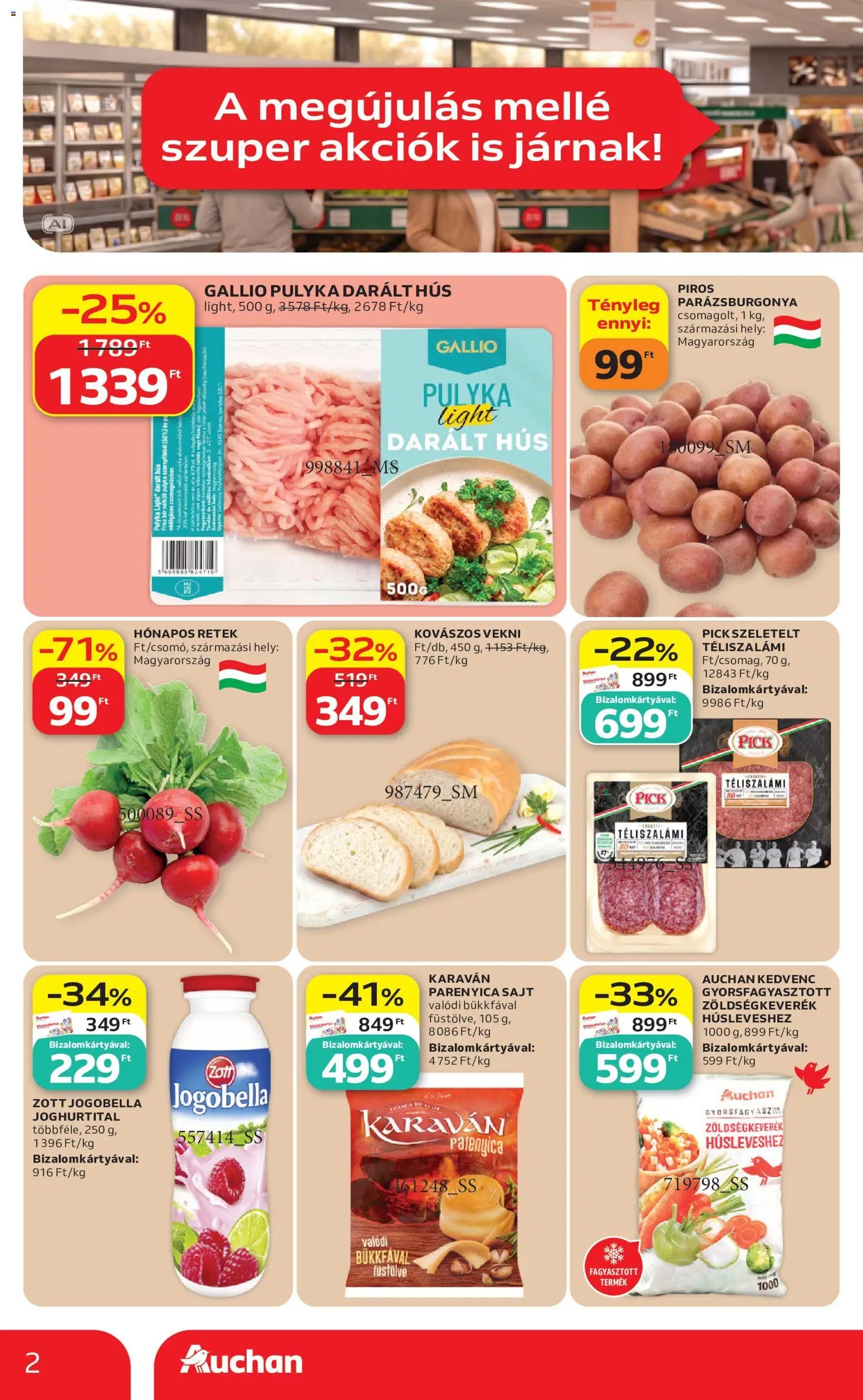 Auchan újság 2026.09.24. Auchan Szupermarket akciós újság Szekszárd