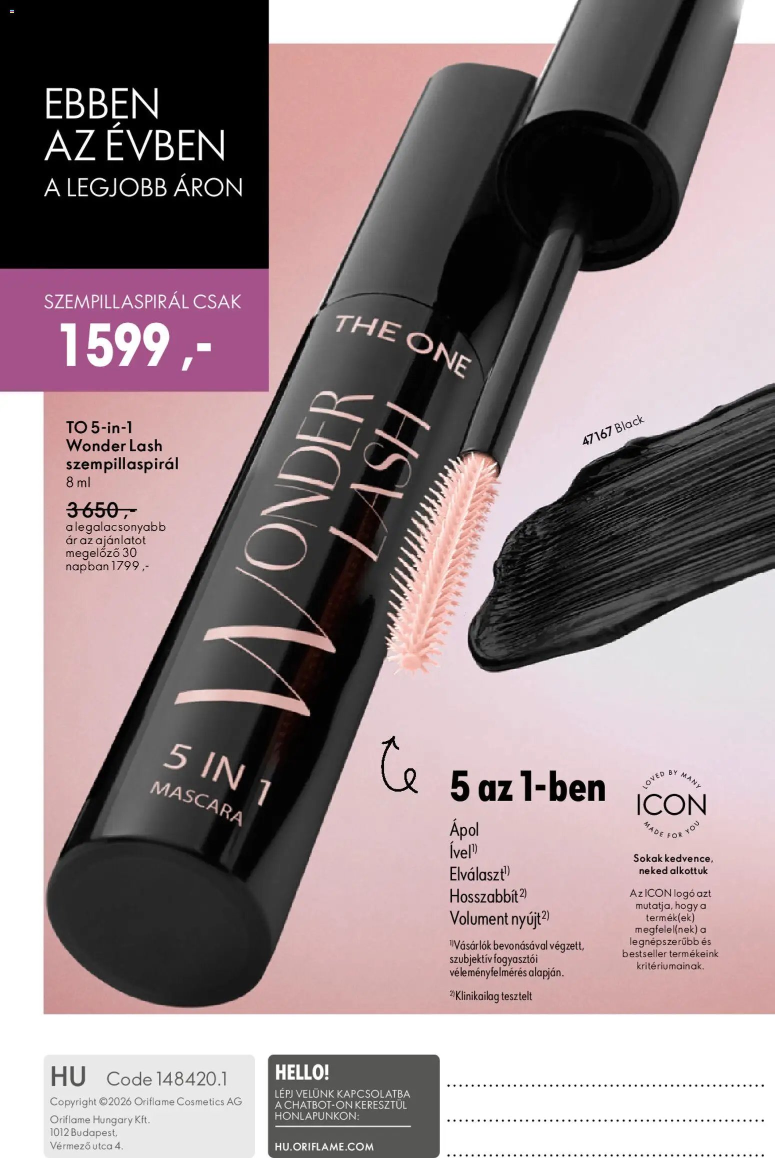 Oriflame újság 2026.05.06. Oriflame katalógus 2026/07 (2026-05-06 - 2026-05-26)