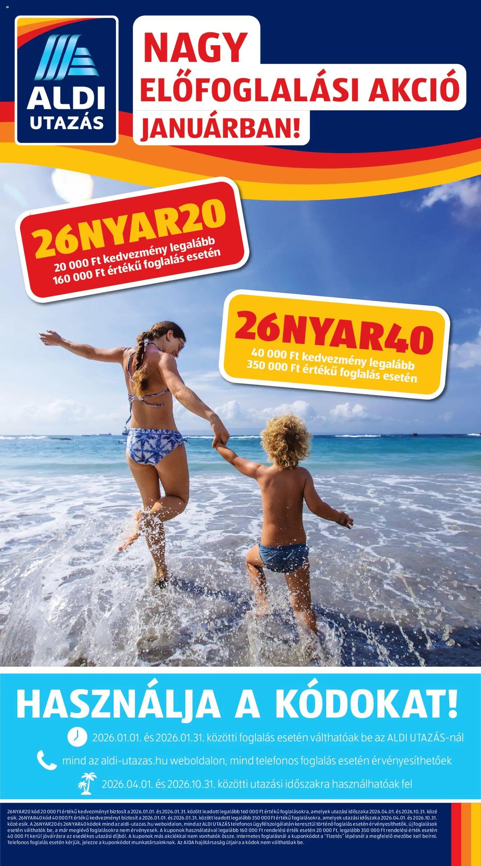 Aldi újság 2026.01.08. Utazás katalógus (2026-01-08 - 2026-01-31)