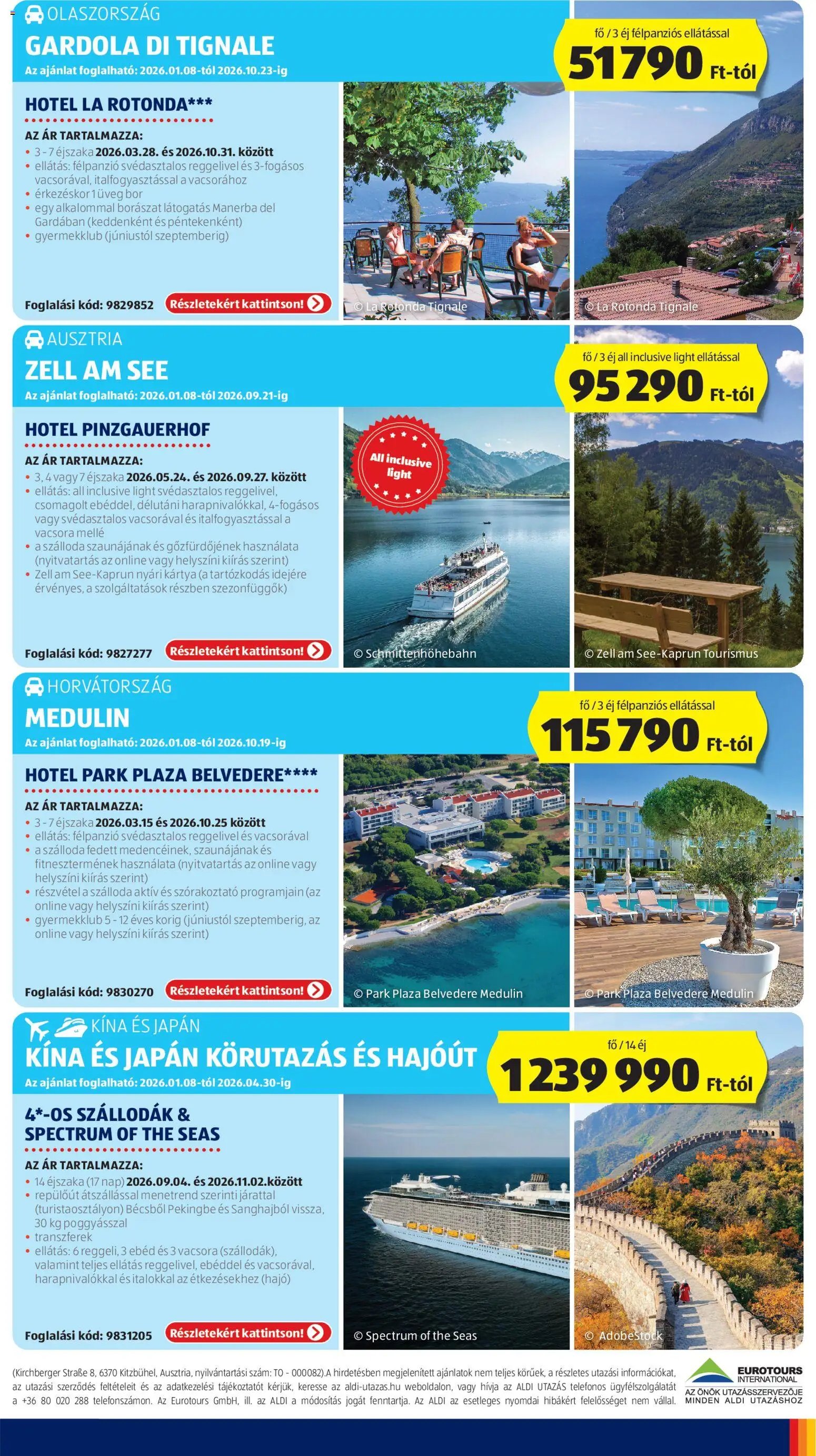 Aldi újság 2026.01.08. Utazás katalógus (2026-01-08 - 2026-01-31)