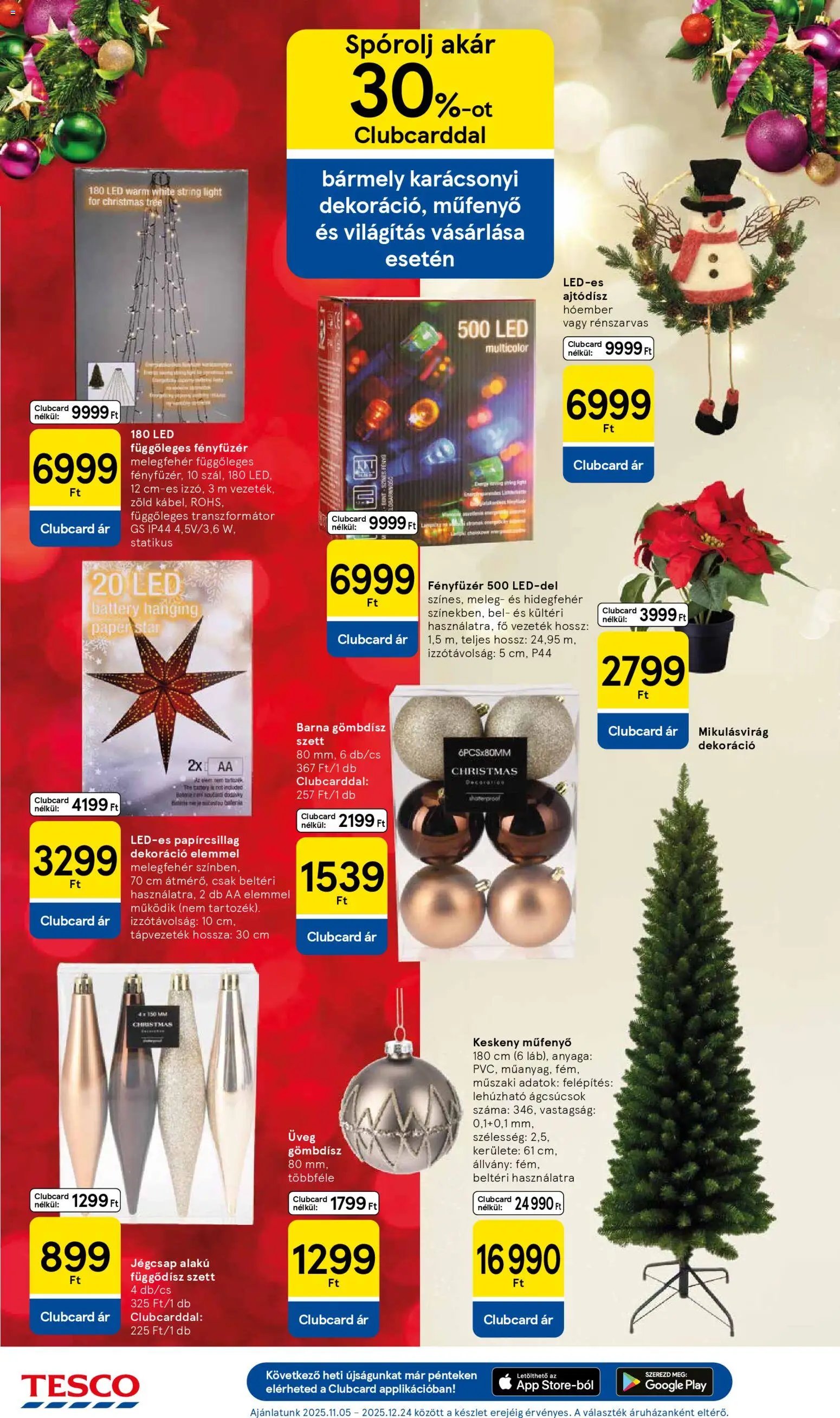 Tesco újság 2025.11.20. Black Friday (2025-11-20 - 2025-11-26)