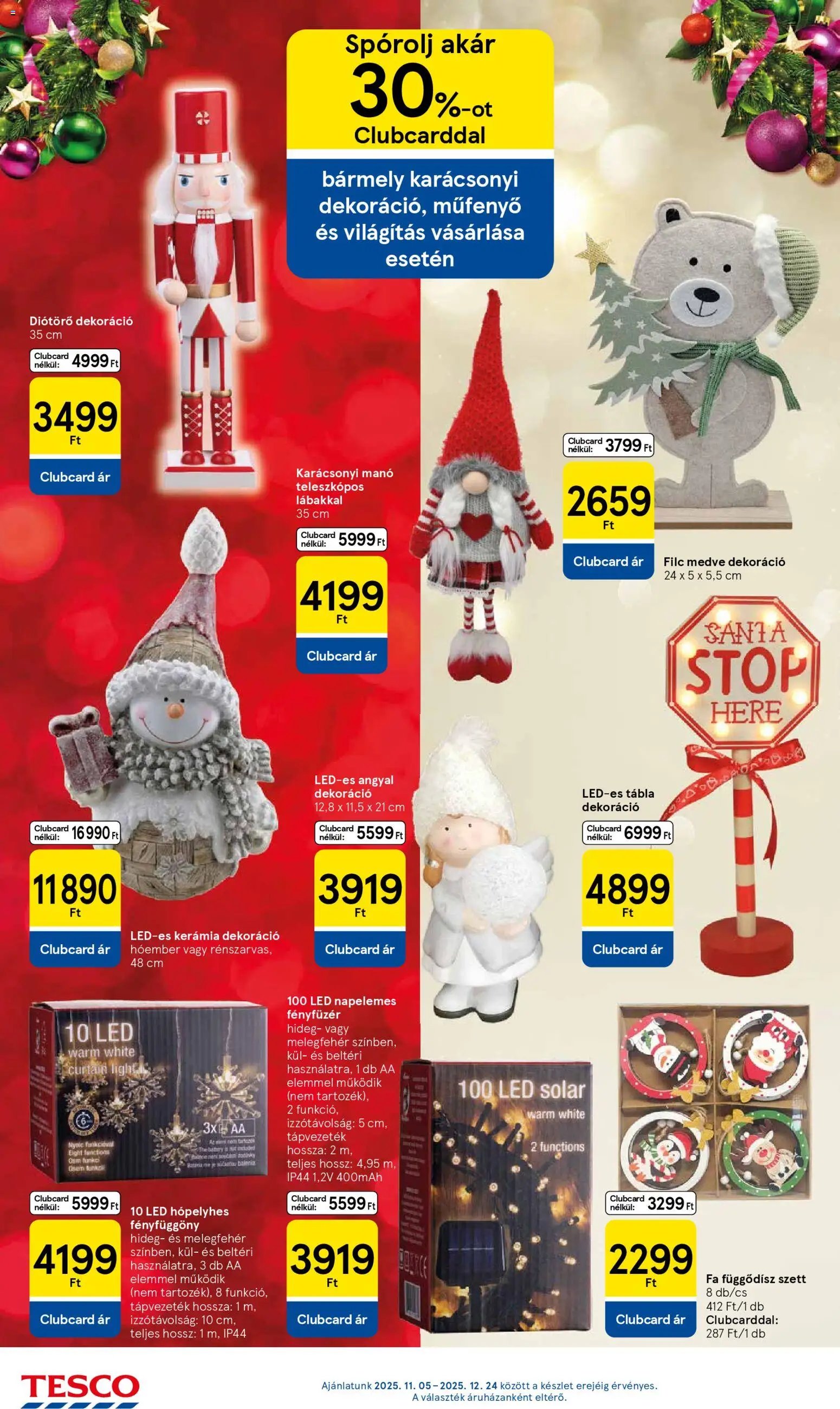 Tesco újság 2025.11.20. Black Friday (2025-11-20 - 2025-11-26)