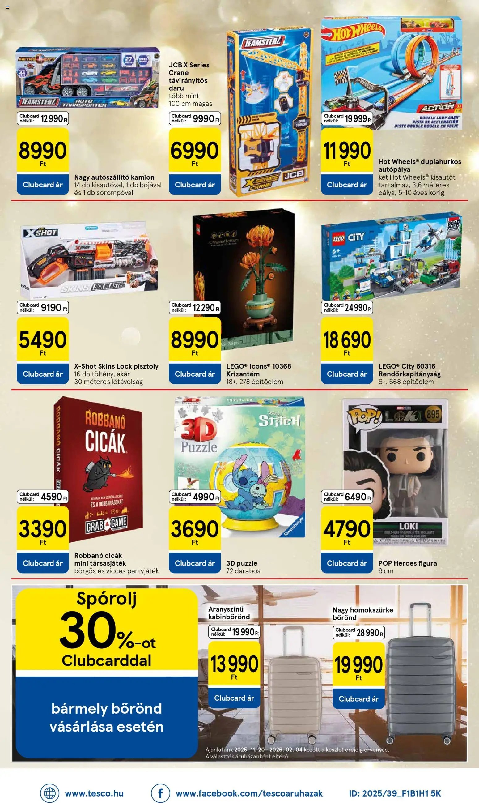 Tesco újság 2025.11.20. Black Friday (2025-11-20 - 2025-11-26)