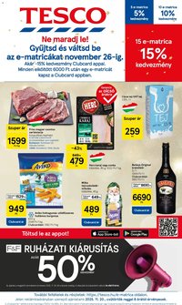 Tesco újság 2025.11.20. Black Friday (2025-11-20 - 2025-11-26)