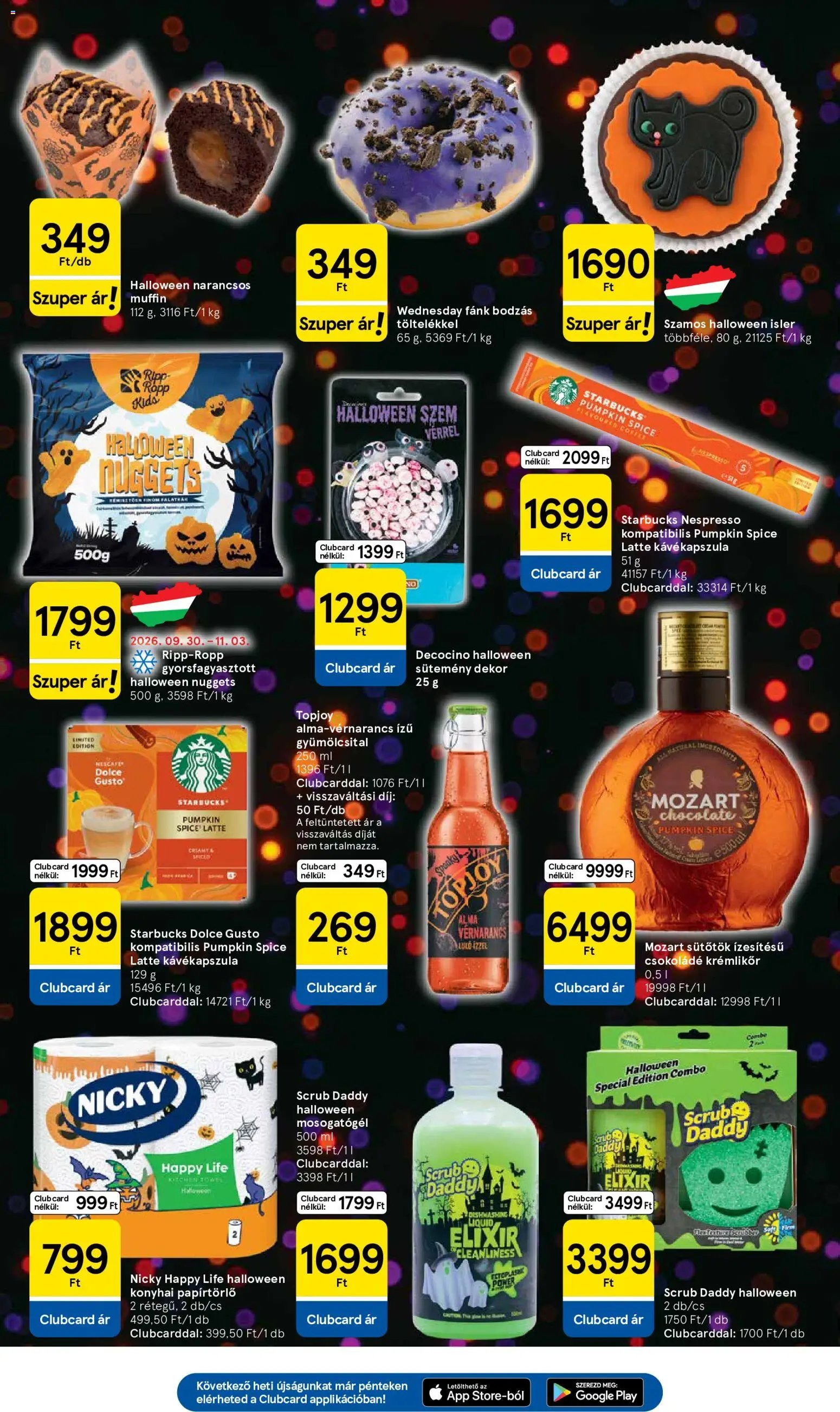 Tesco akciós ujság 2026.10.21. 🎃 HALLOWEEN 🧡