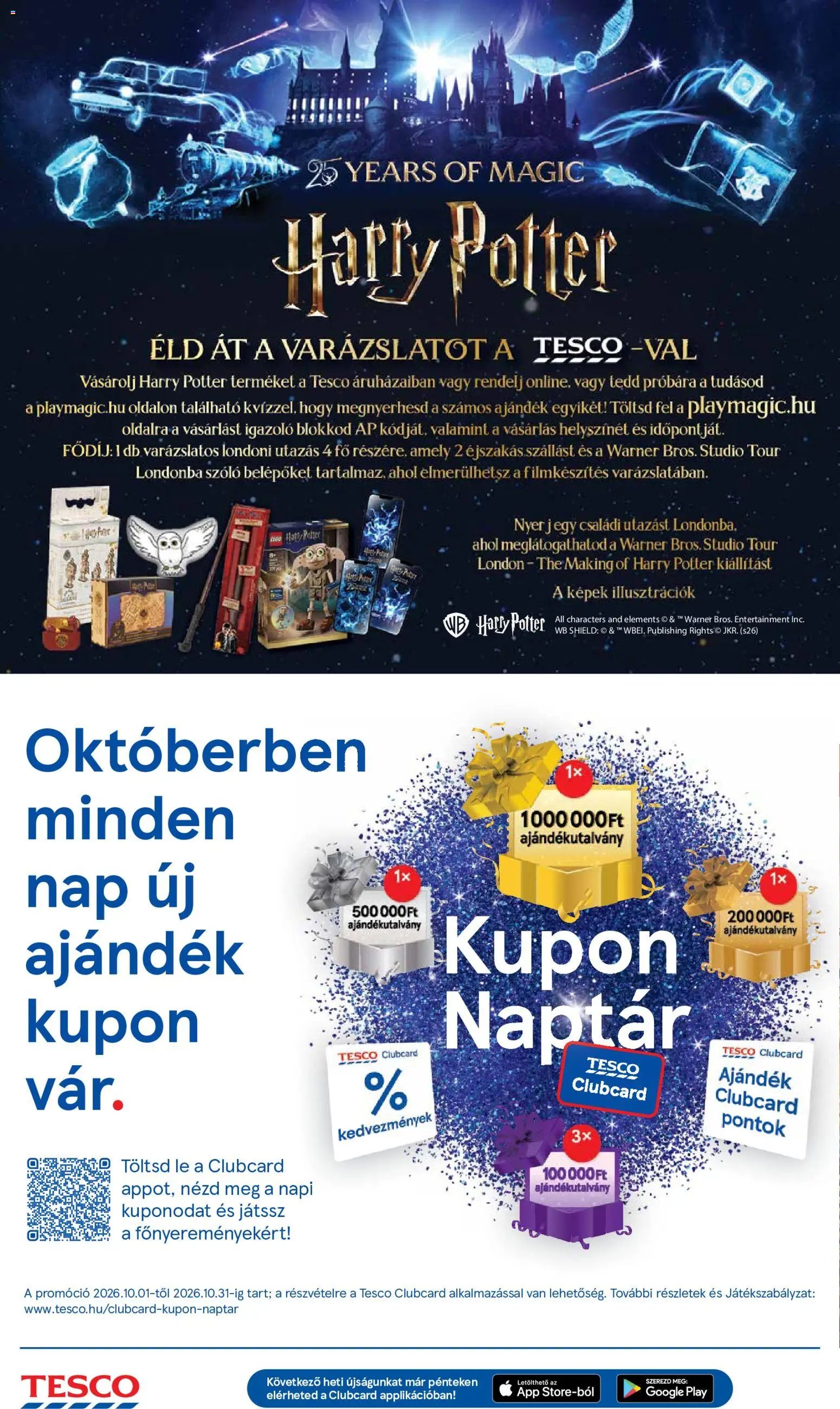 Tesco akciós ujság 2026.10.21. 🎃 HALLOWEEN 🧡